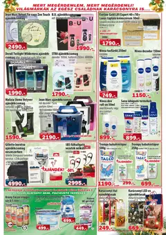 Vianni Akciós újság - amely érvényes a következő dátumtól: 10.12.2025 | Oldal: 3 | Termékek: Fejhallgató, Légfrissítő, Tusfürdő, Dezodor