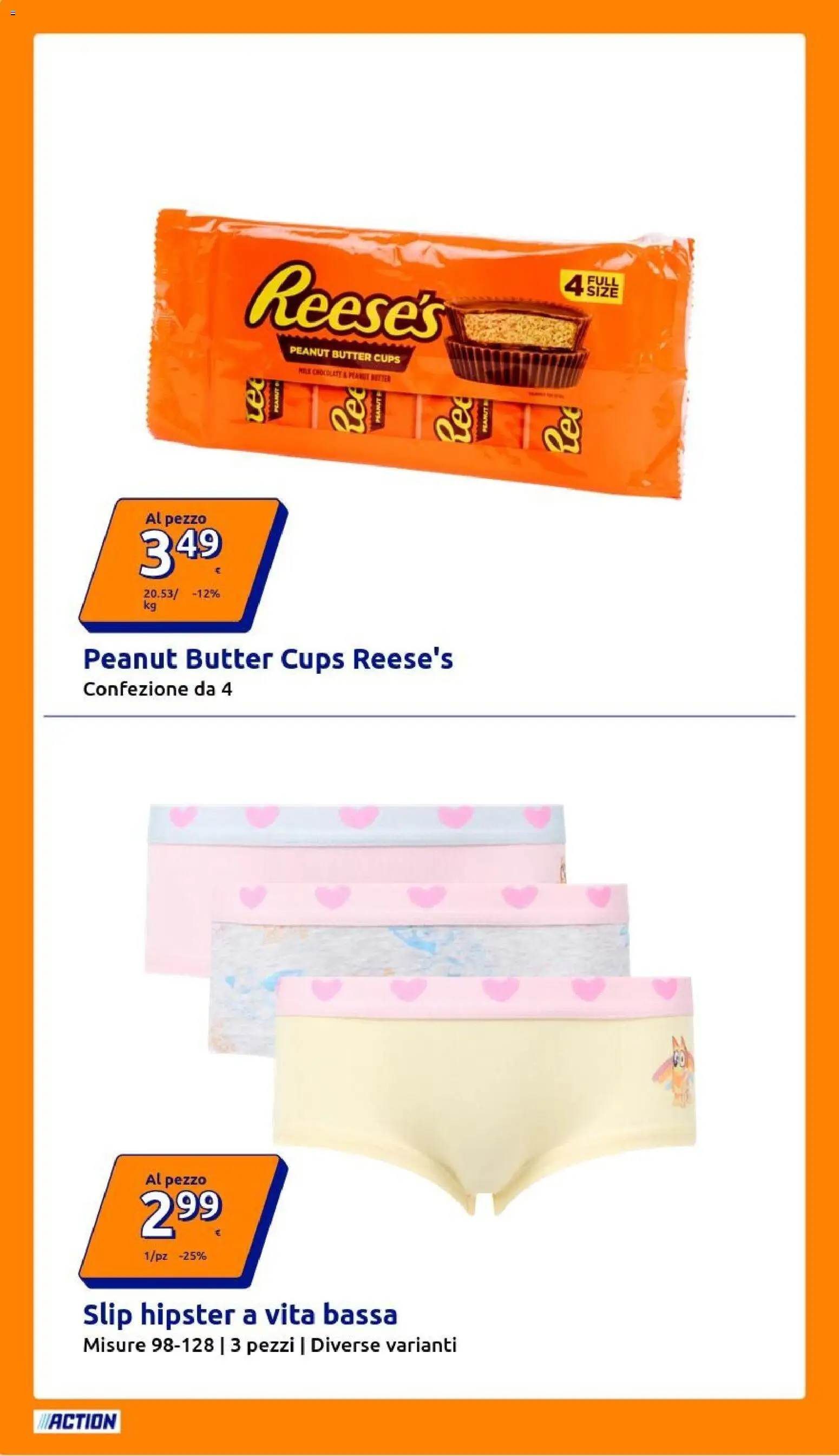 Volantino Action del 15.04.2026 | Pagina: 16 | Prodotti: Slip