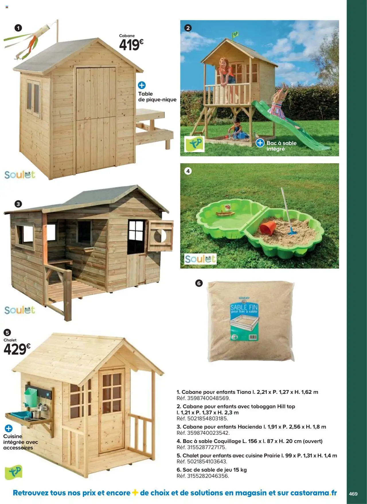 {H1} | Page: 469 | Produits: Sac, Toboggan, Bac à sable, Table