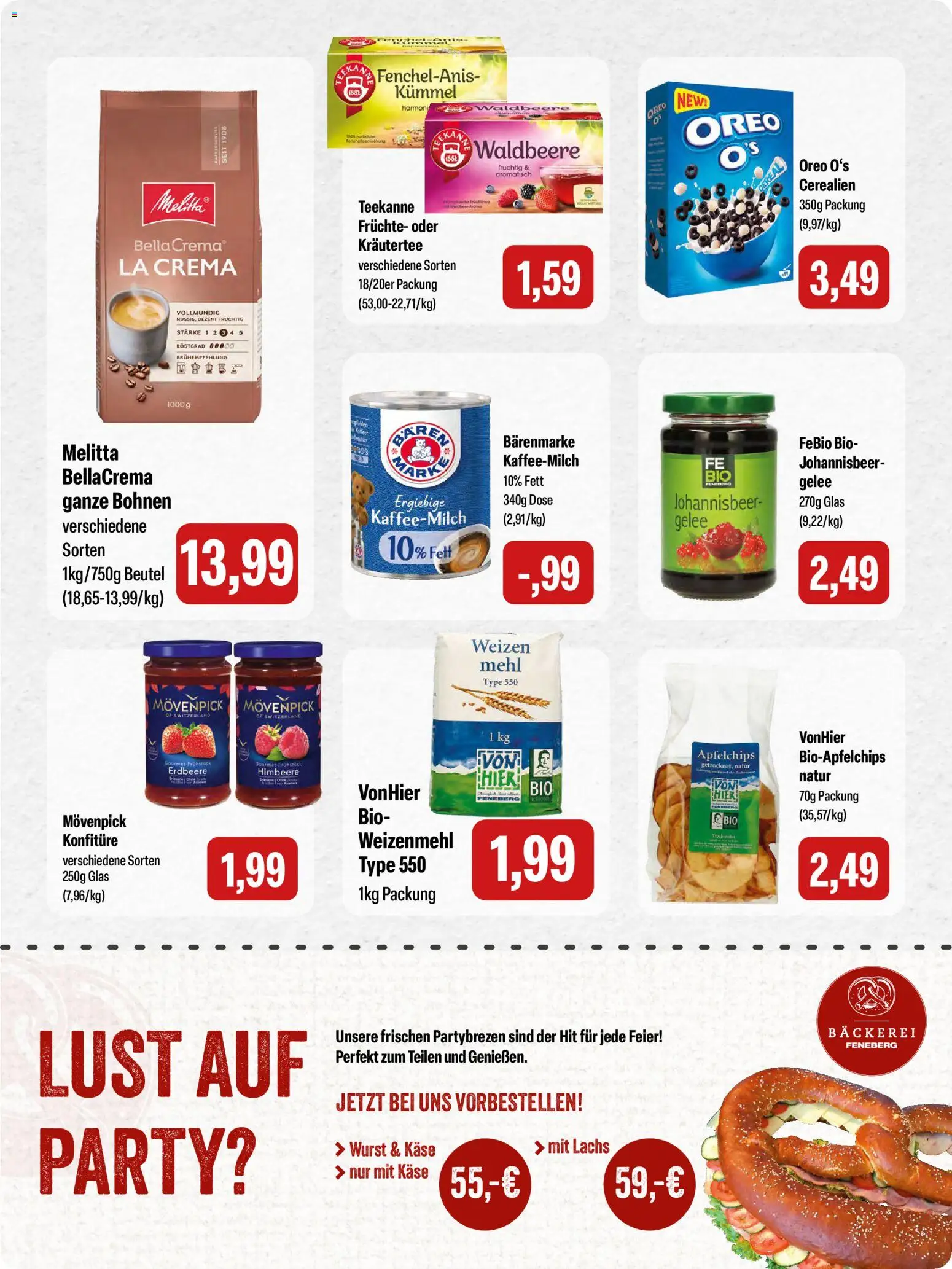 Feneberg Angebote – gültig ab 30.10.2025 | Seite: 11 | Produkte: Melitta, Mehl, Weizenmehl, Lachs