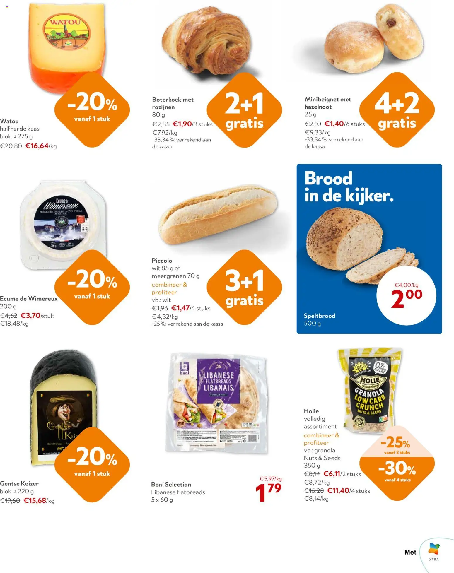 {H1} | Pagina: 17 | Producten: Rozijnen, La, Kaas, Brood