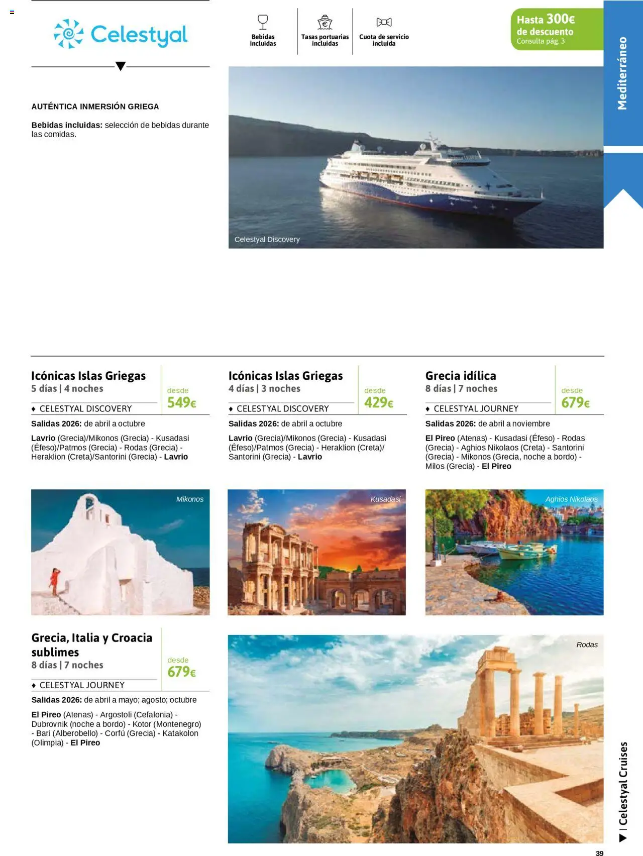 Viajes El Corte Inglés - Crucero Fantástico │ válido desde el 16.09.2025 | Página: 39