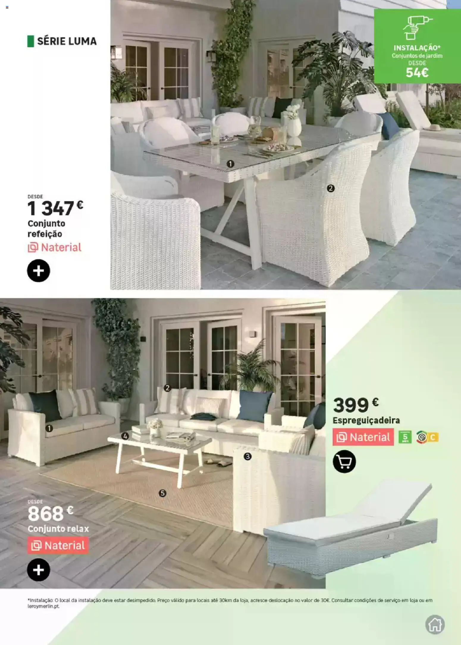 Leroy Merlin Catálogo Jardim │ válido de 12.03.2026 | Página: 21 | Produtos: Espreguiçadeira