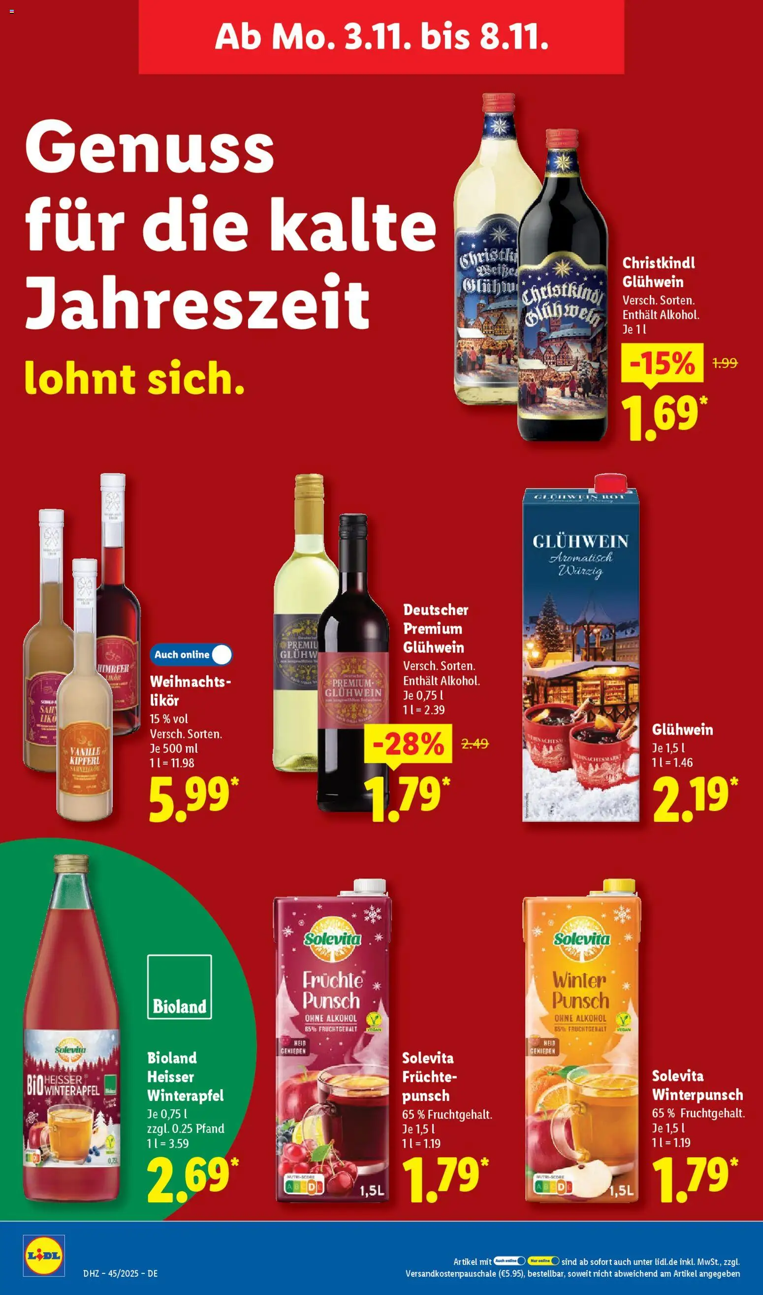 Lidl Prospekt Aarbergen – gültig ab 03.11.2025 | Seite: 28 | Produkte: Likör