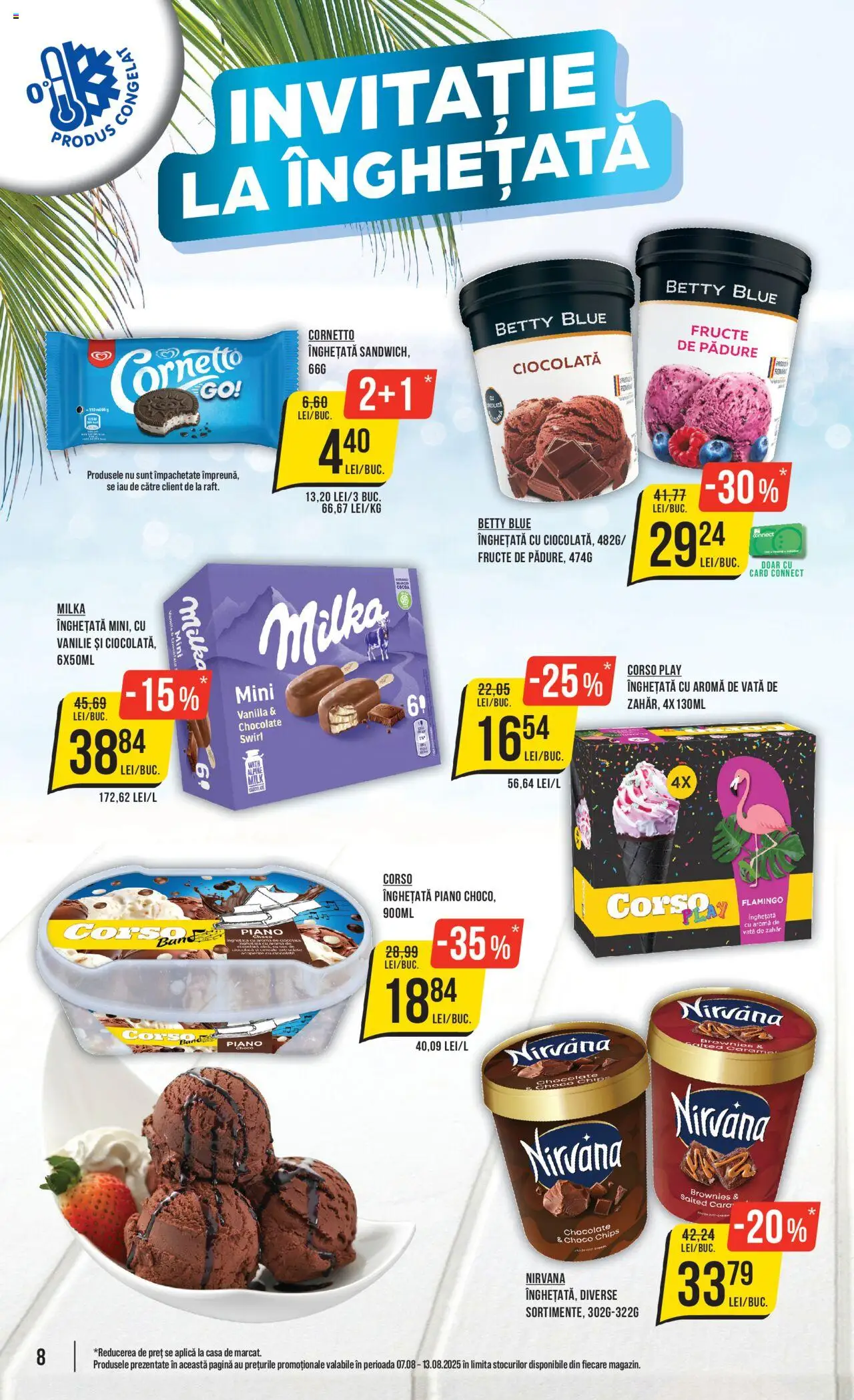Catalog Mega Image – valabil de la 07.08.2025 | Pagină: 8 | Produse: Duș, Ciocolată, Înghețată, Fructe