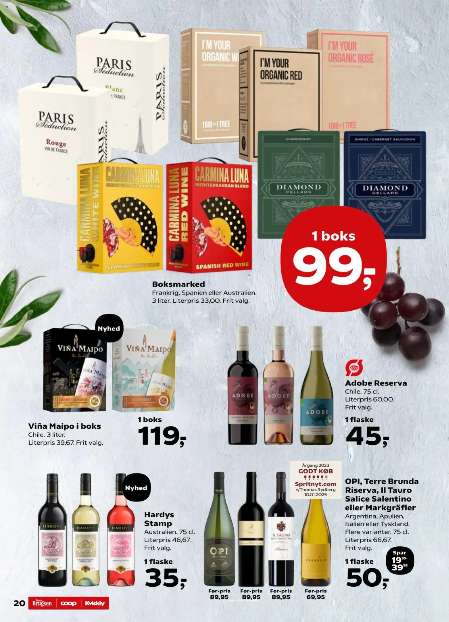 Kvickly tilbudsavis – gyldig fra 17.04.2026 | Side: 21 | Produkter: Boks, Vin