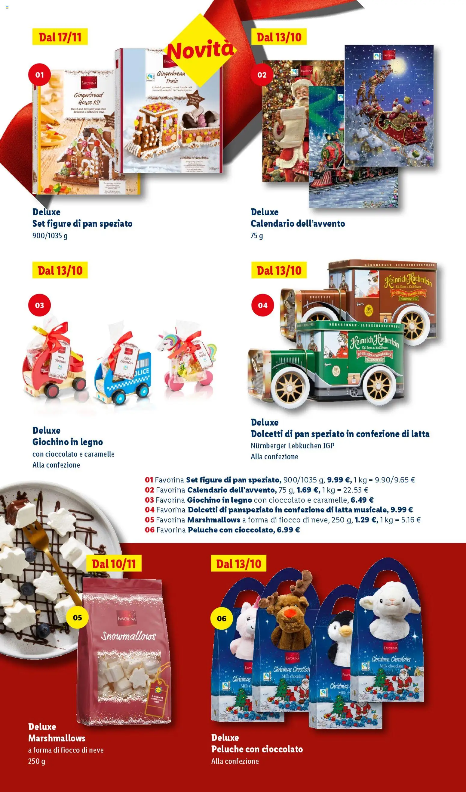 Volantino Lidl del 24.10.2025 | Pagina: 54 | Prodotti: Peluche, Cioccolato, Caramelle