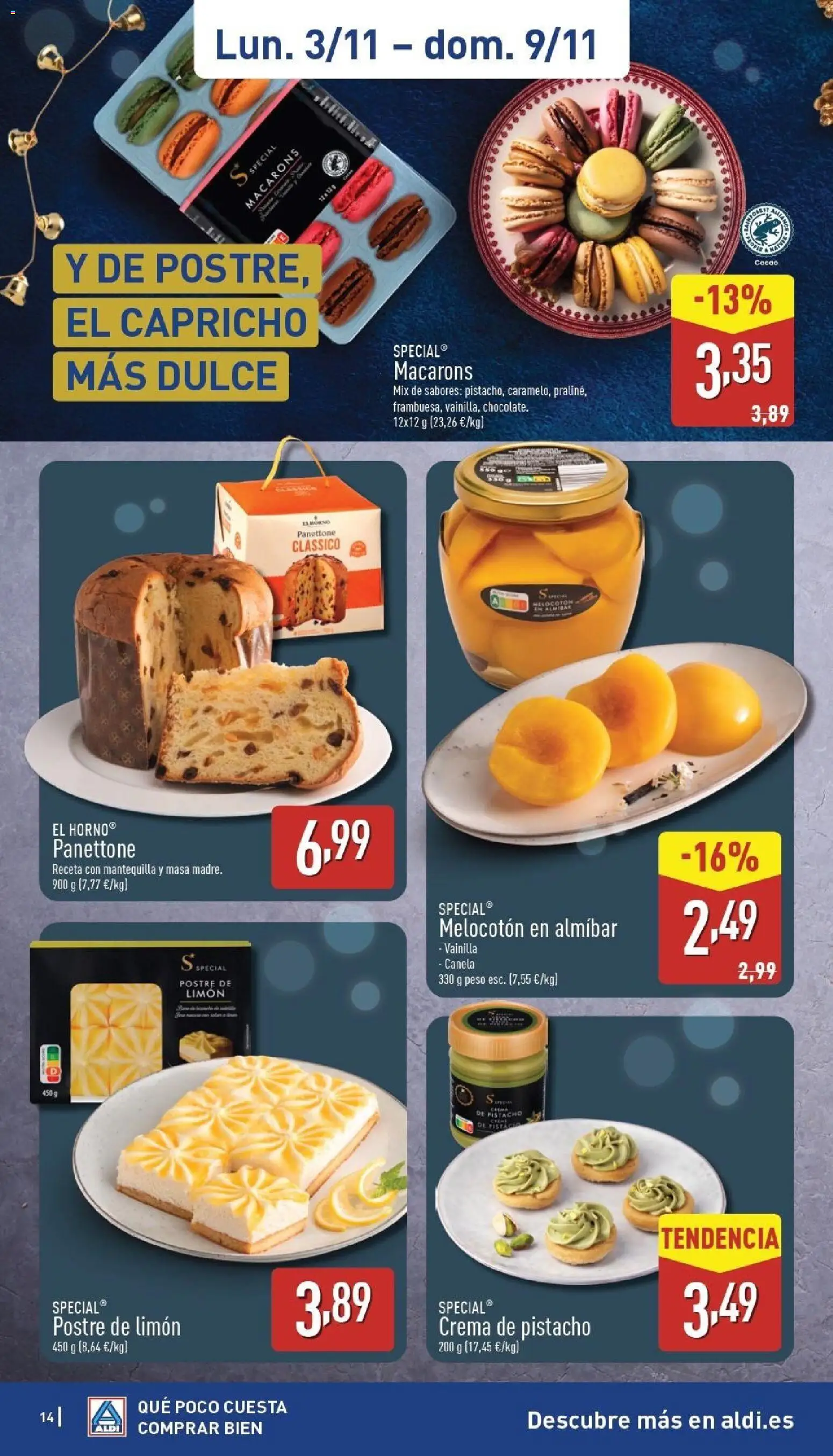 Aldi folleto Península │ válido desde el 03.11.2025 | Página: 14 | Productos: El horno, Crema, Peso, Συσκευή ροής
