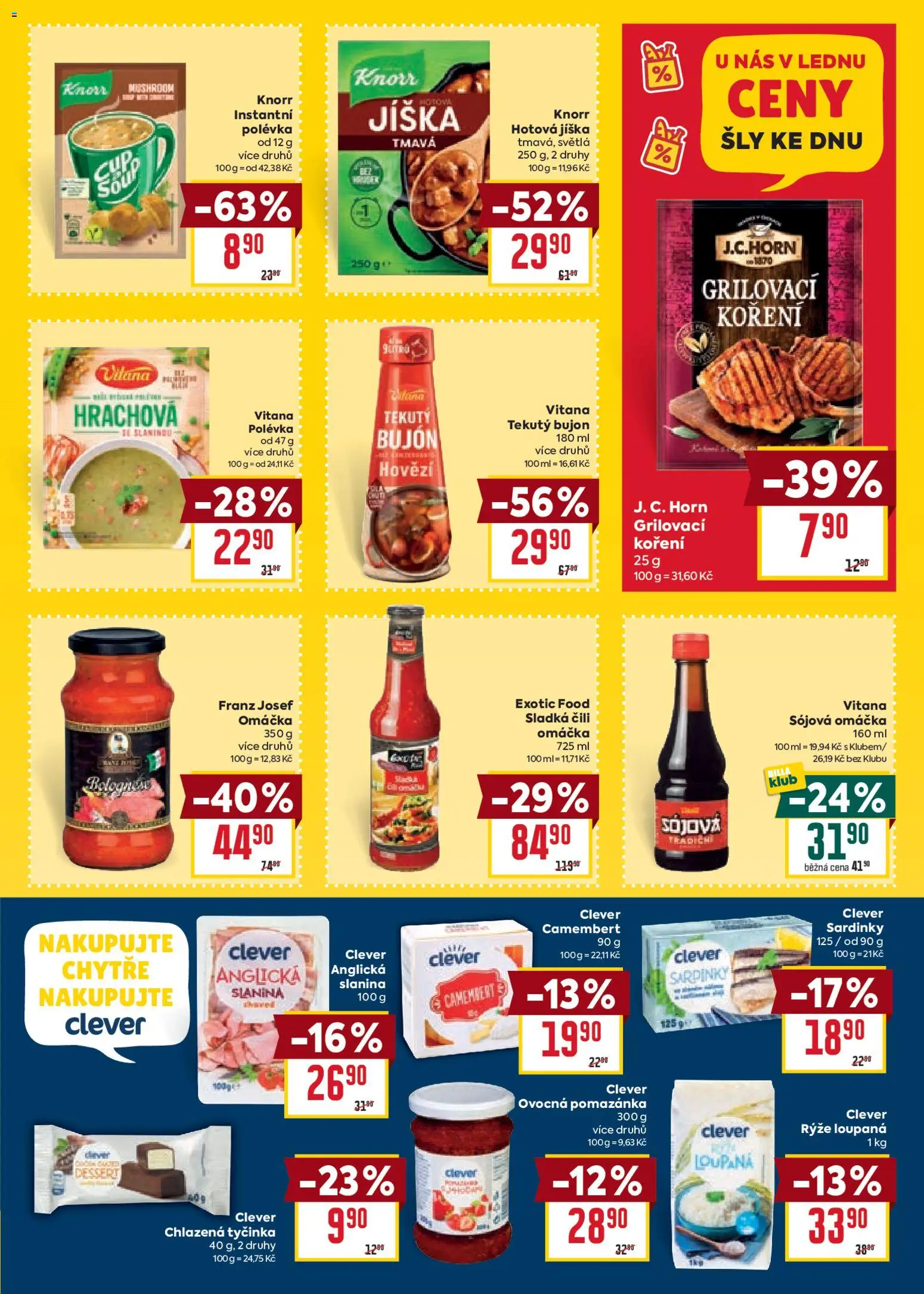 Billa Velký leták od 07.01.2026 | Strana: 23 | Produkty: Jíška, Koření, Bujón, Pomazánka