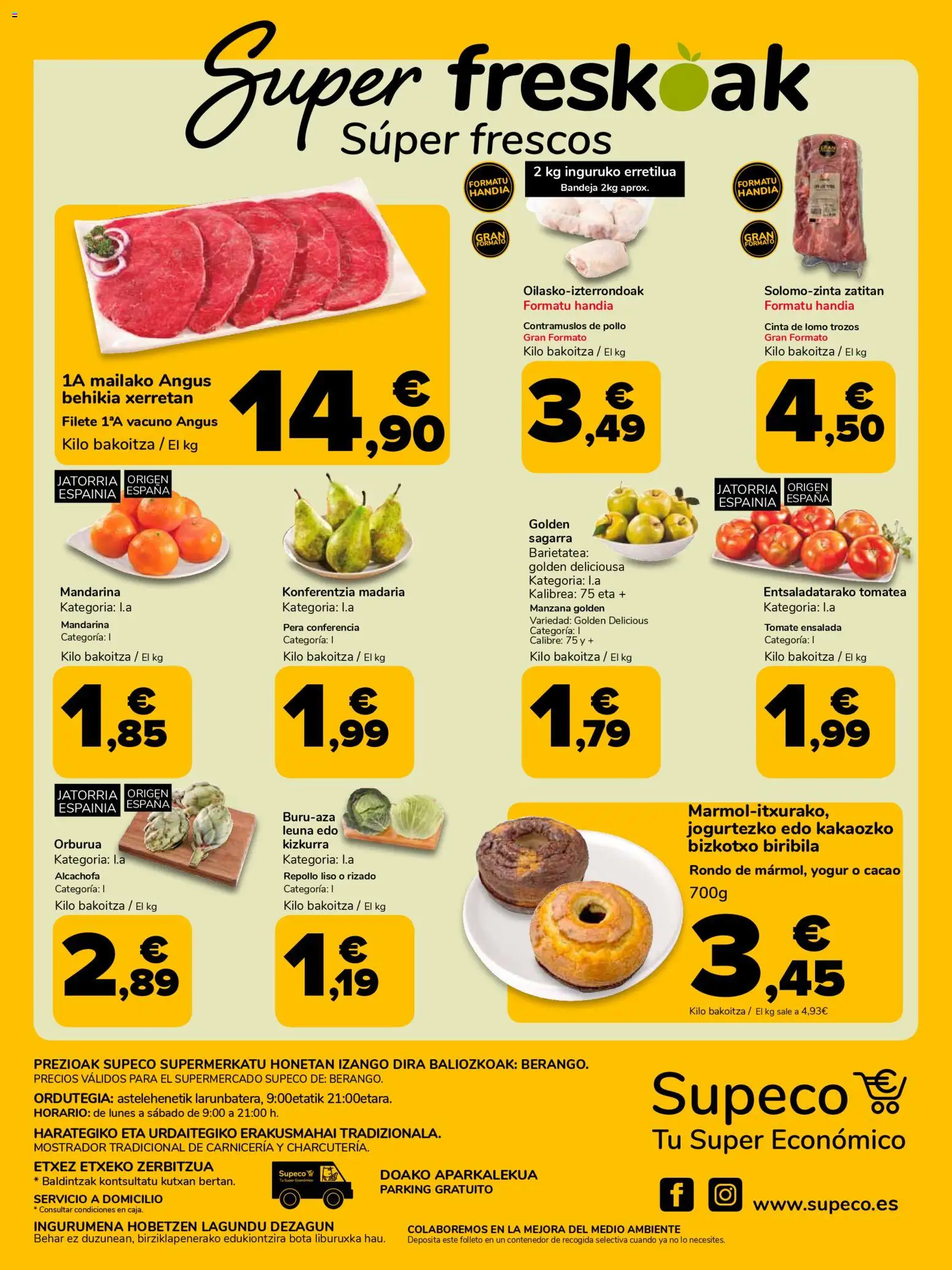 Supeco folleto │ válido desde el 29.01.2026 | Página: 8 | Productos: Yogur, Ensalada, Filete, Bandeja