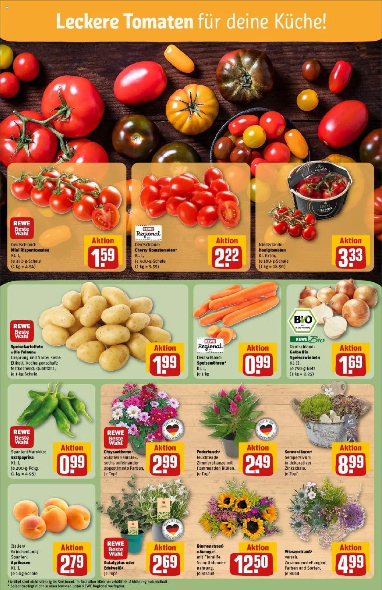Rewe prospekt Erkelenz	 - gültig ab dem 13.07.2025 | Seite: 7 | Produkte: Küche, Tomaten
