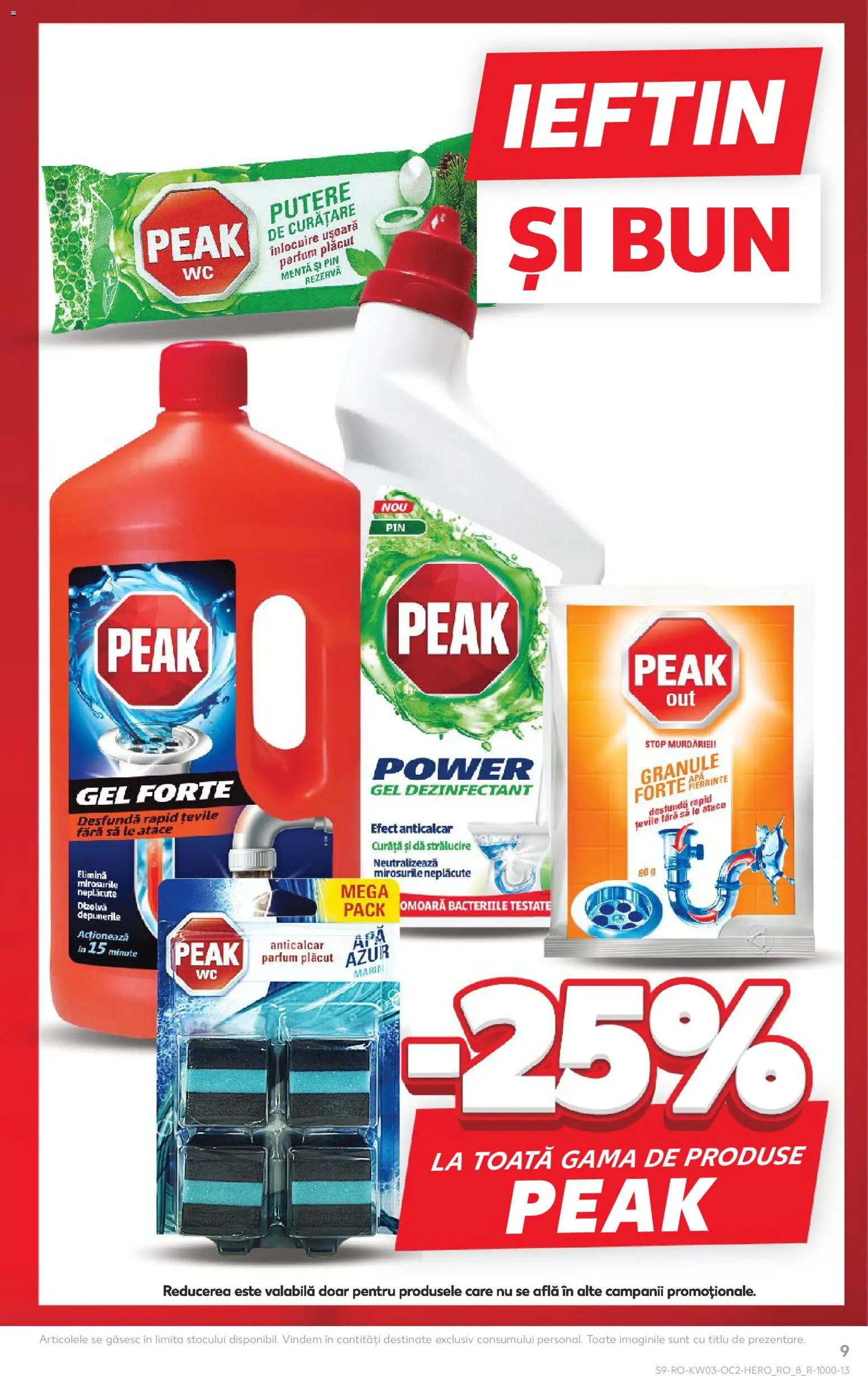 Noul catalog Kaufland – valabil de la 14.01.2026 | Pagină: 9 | Produse: Parfum, Apă, Gel dezinfectant