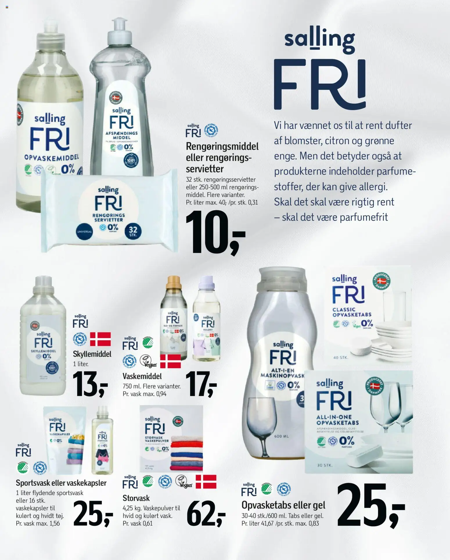 Føtex tilbudsavis – gyldig fra 20.03.2026 | Side: 57 | Produkter: Parfume, Vaskepulver, Skyllemiddel, Opvaskemiddel