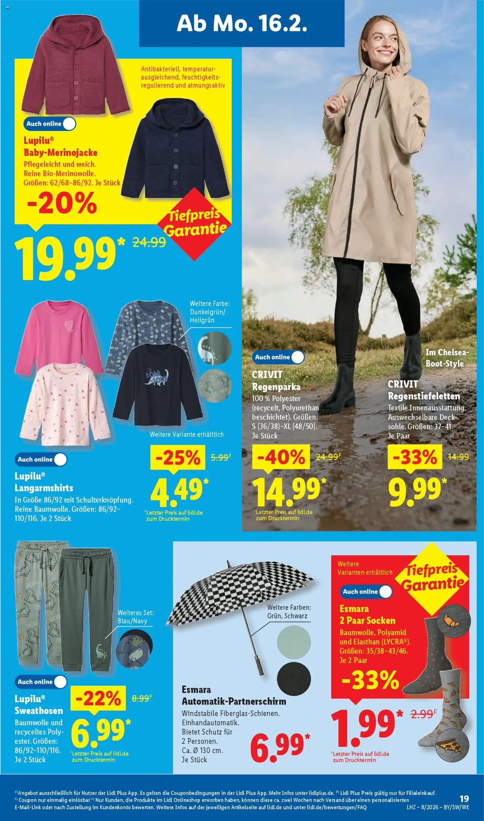 Lidl Prospekt Gedern – gültig ab 16.02.2026 | Seite: 33 | Produkte: Socken