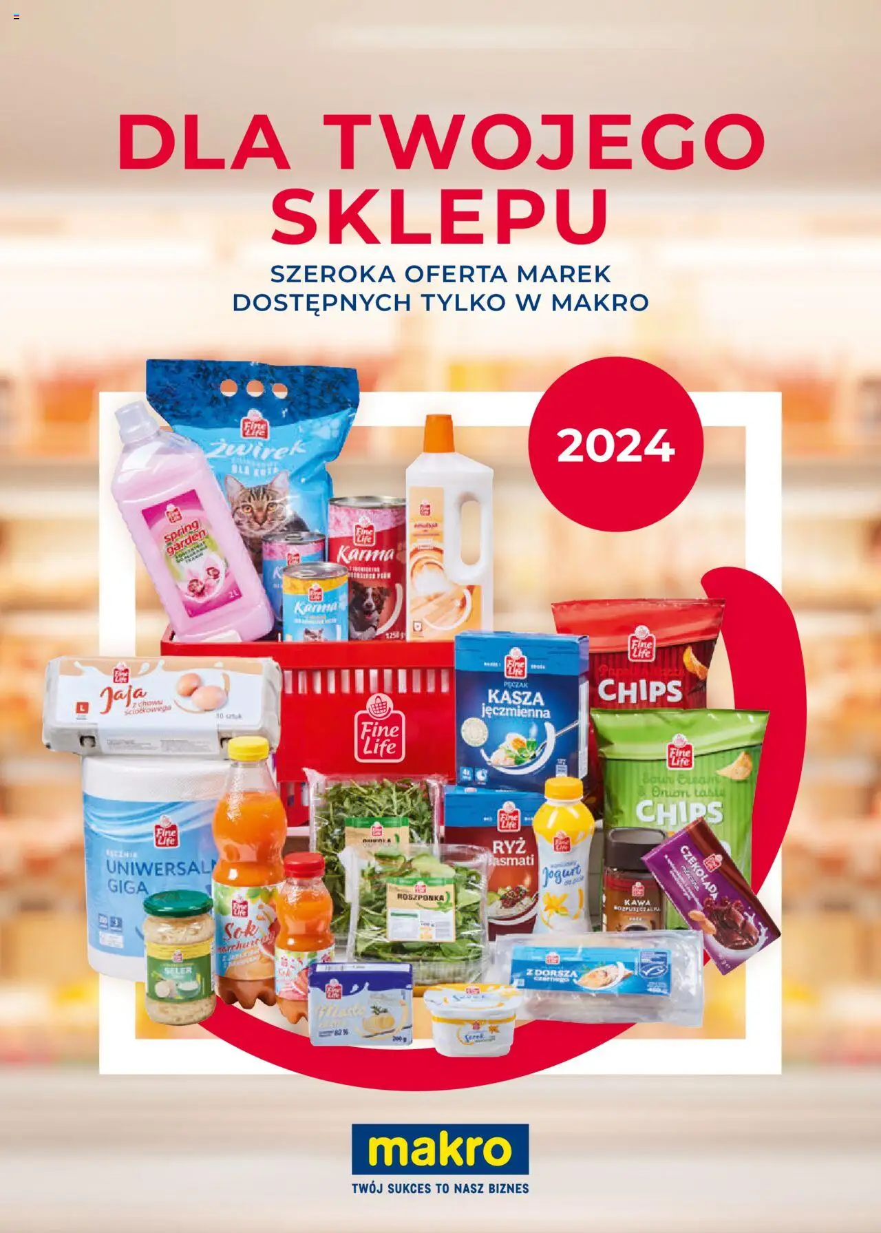 Makro Gazetka - Katalog marek własnych dla właścicieli sklepów od 18.04.2024 | Strona: 1 | Produkty: Kasza, Roszponka, Jogurt, Kawa