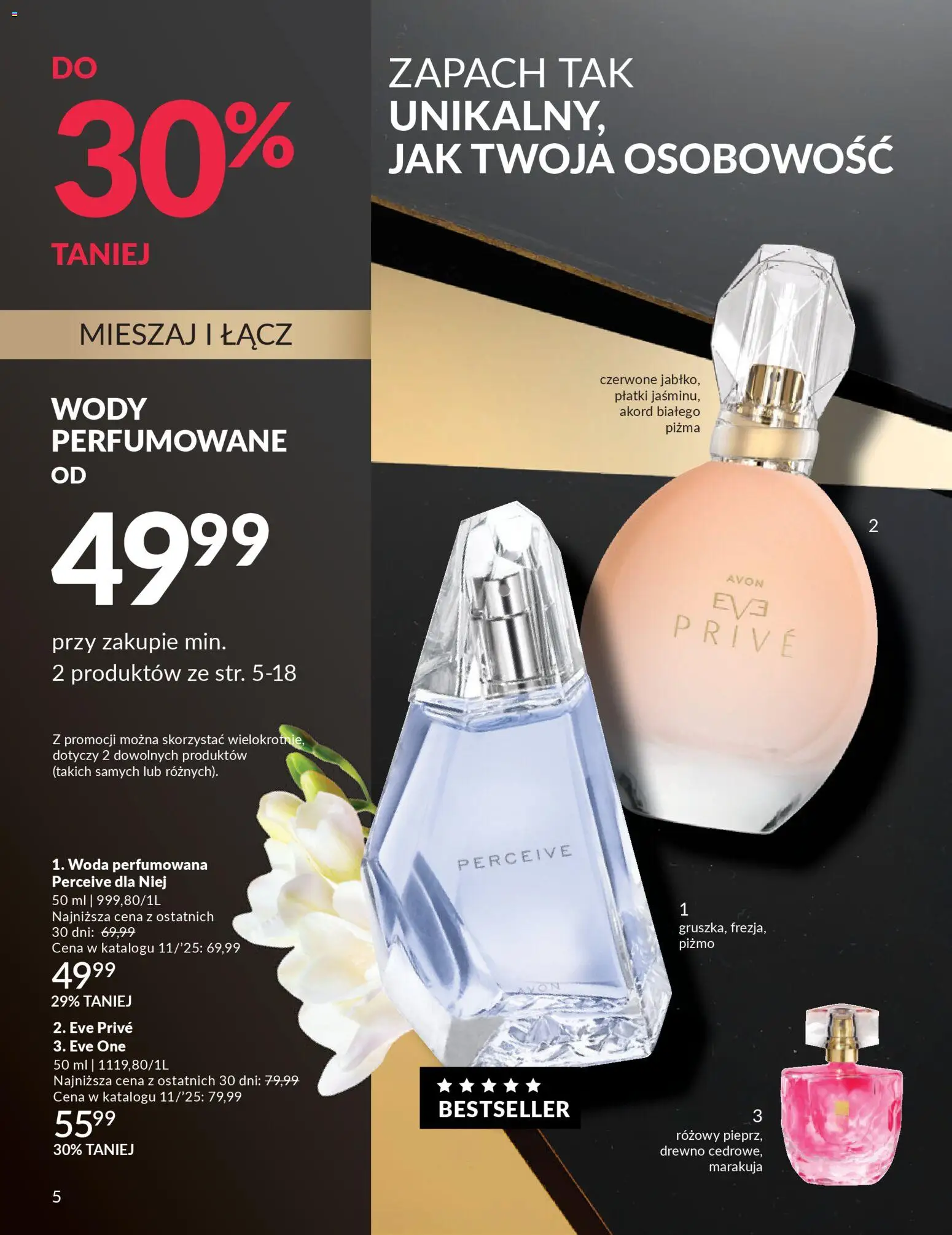 Avon Black Friday od 13.11.2025 | Strona: 5 | Produkty: Zapach, Płatki, Woda