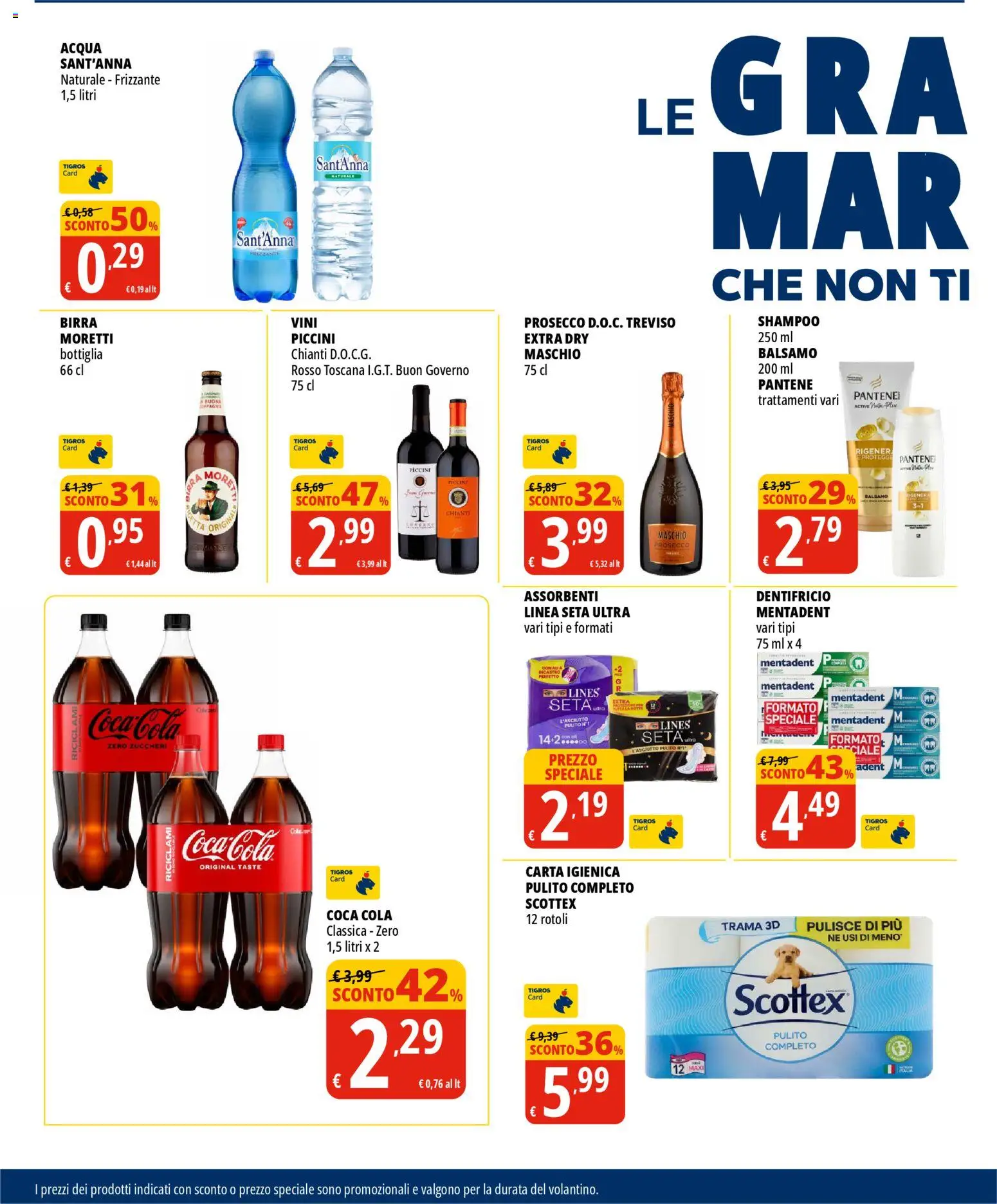 Volantino Tigros del 26.11.2025 | Pagina: 6 | Prodotti: Balsamo, Carta igienica, Birra, Bottiglia