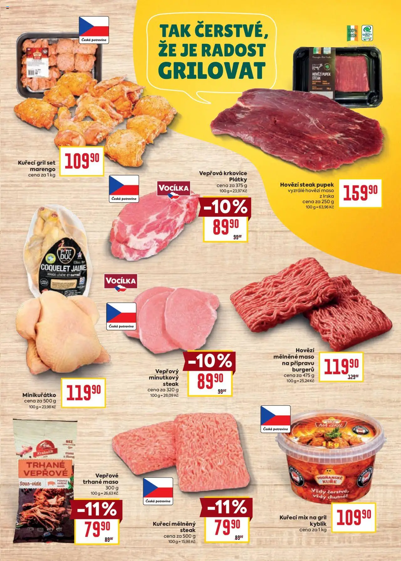 Billa leták - Léto plné grilování od 30.07.2025 | Strana: 3 | Produkty: Trhané maso, Steak, Gril, Krkovice