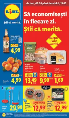Ofertele Lidl valabile de la 09.03.2026