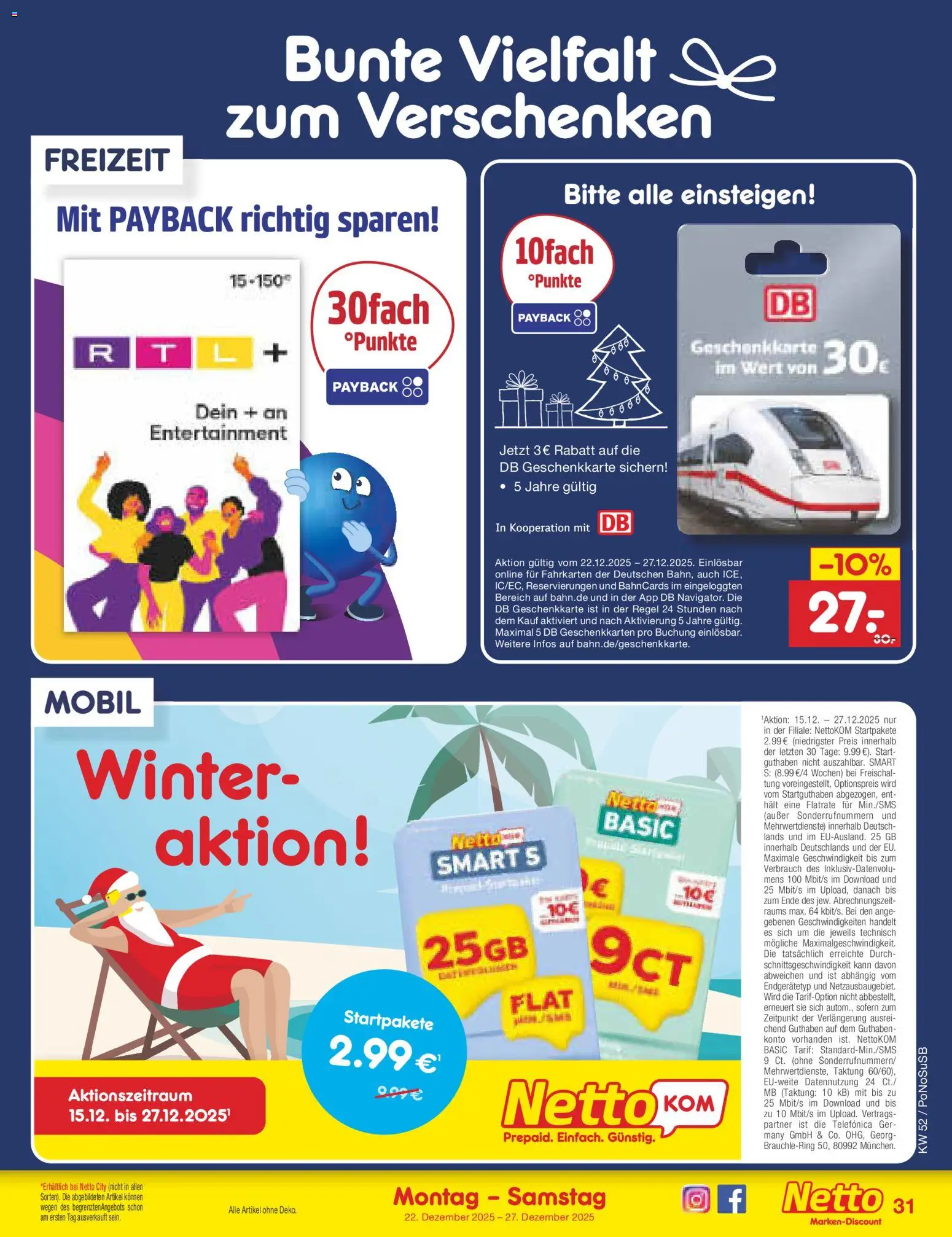Netto Marken-Discount Prospekt 	 – gültig ab 22.12.2025 | Seite: 31