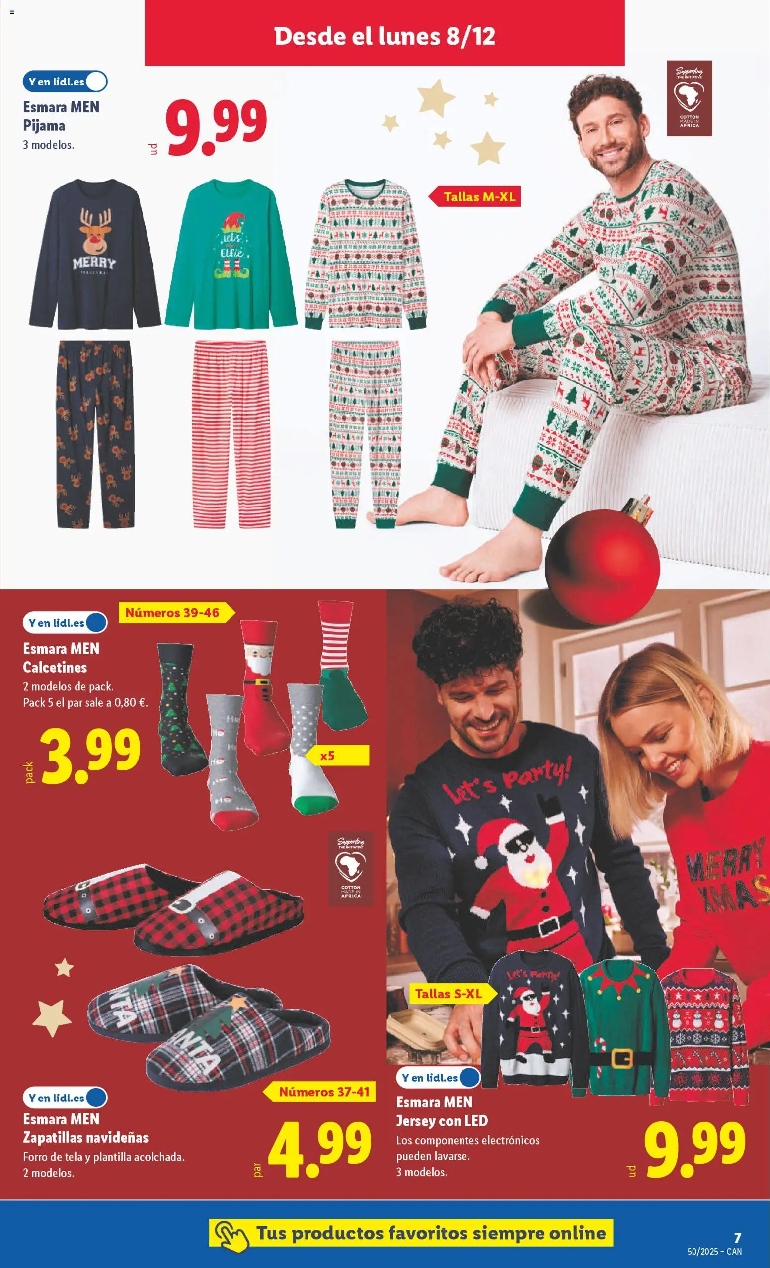 Lidl - Canarias │ válido desde el 08.12.2025 | Página: 13 | Productos: Pijama, Zapatillas