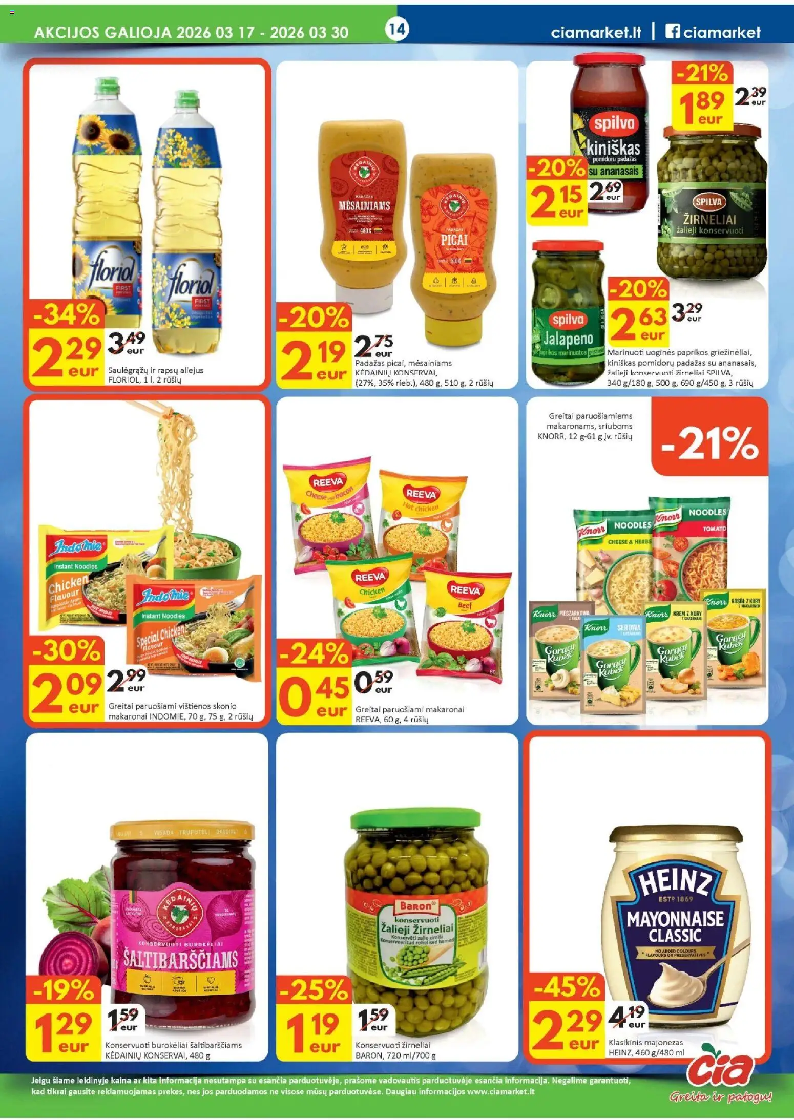 ČIA MARKET akcijos nuo 17.03.2026 | Puslapis: 14