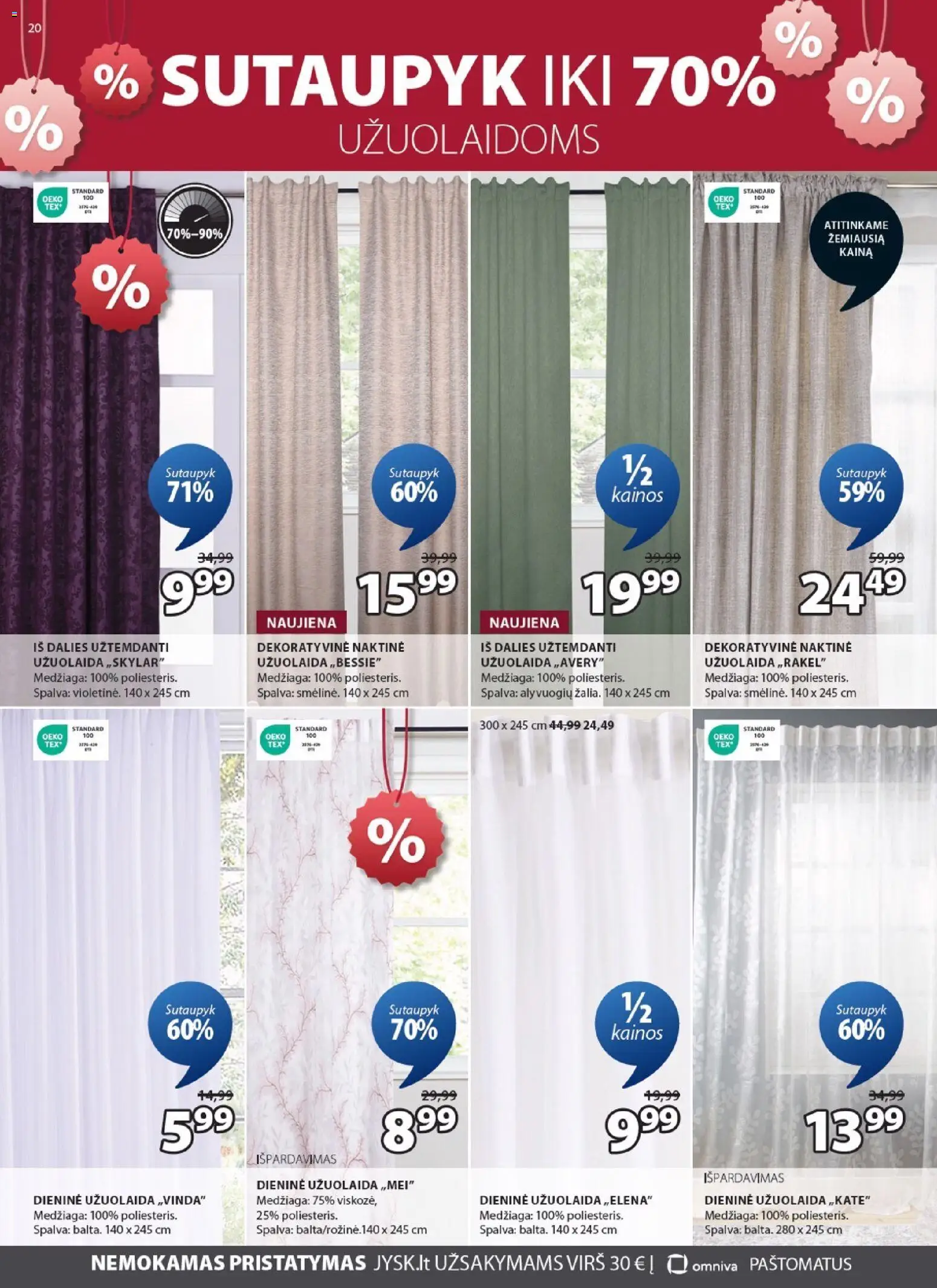JYSK akcijos nuo 26.12.2025 | Puslapis: 20