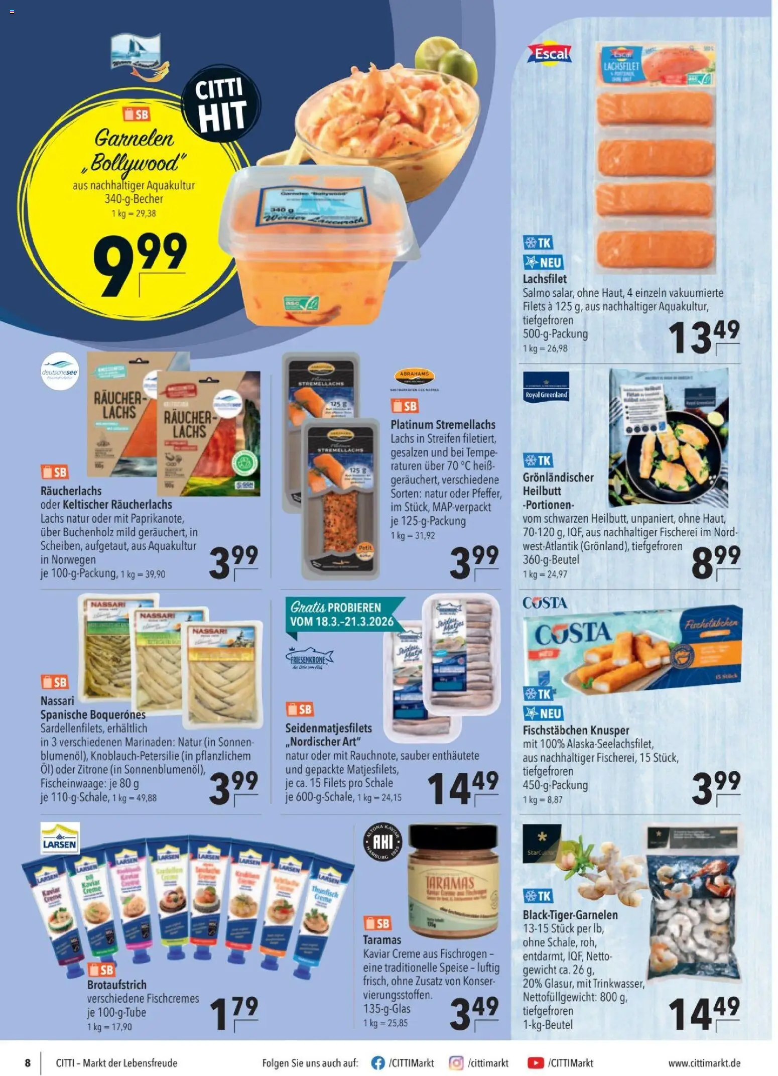 CITTI tilbudsavis – gyldig fra 17.03.2026 | Side: 8 | Produkter: Creme, Øl