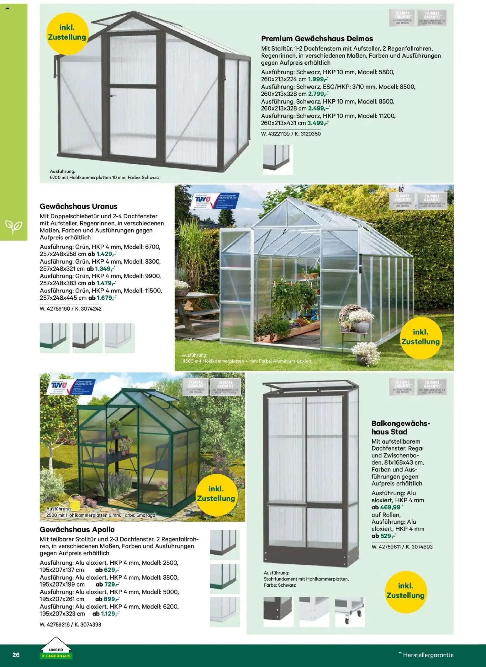 Lagerhaus - Lagerhaus - Garten & Freizeit Katalog 2026 gültig ab 01.03.2026 | Seite: 26