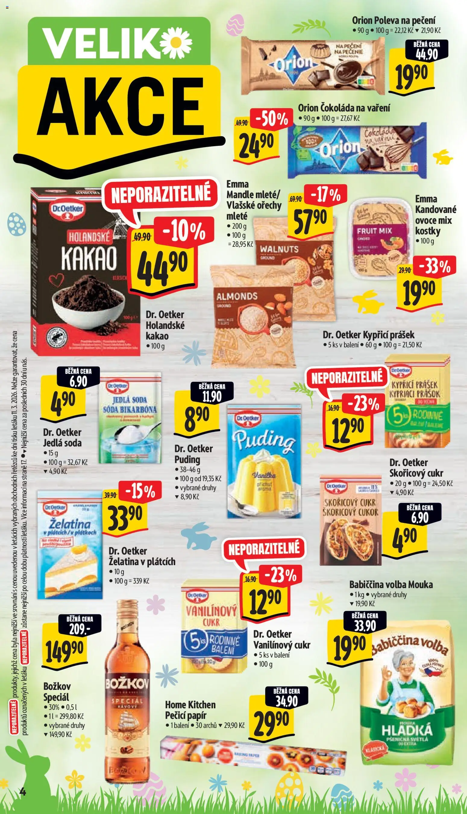 Albert leták - Supermarket - Brno od 18.03.2026 | Strana: 13 | Produkty: Ovoce, Puding, Mandle, Čokoláda na vaření