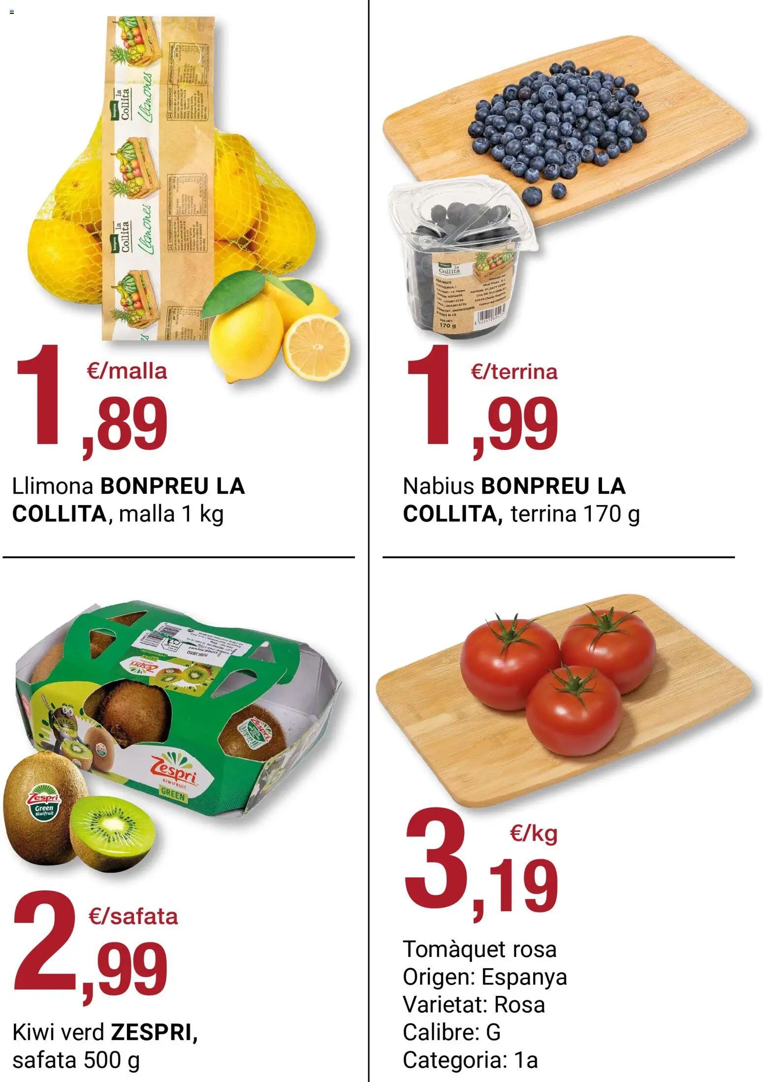 Bonpreu folleto │ válido desde el 07.01.2026 | Página: 55 | Productos: Kiwi