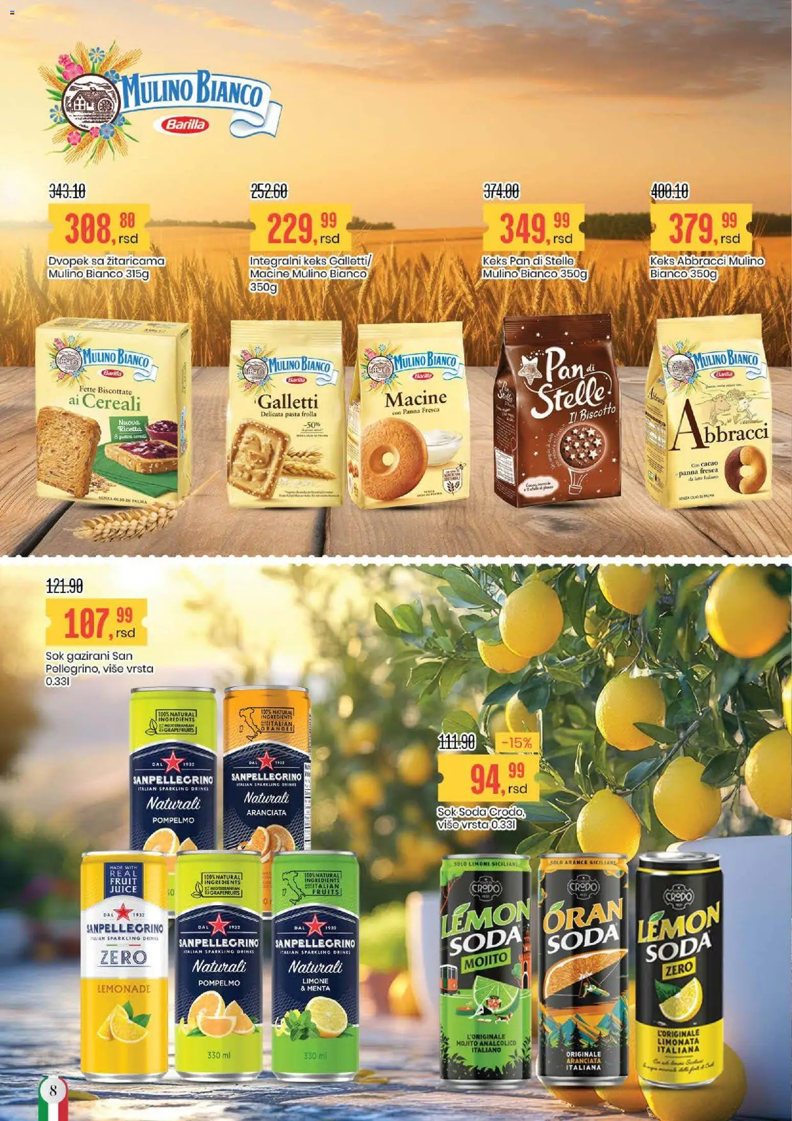 Aroma Market katalog - važi od 17.11.2025 | Strana: 8 | Proizvode: Keks, Sok