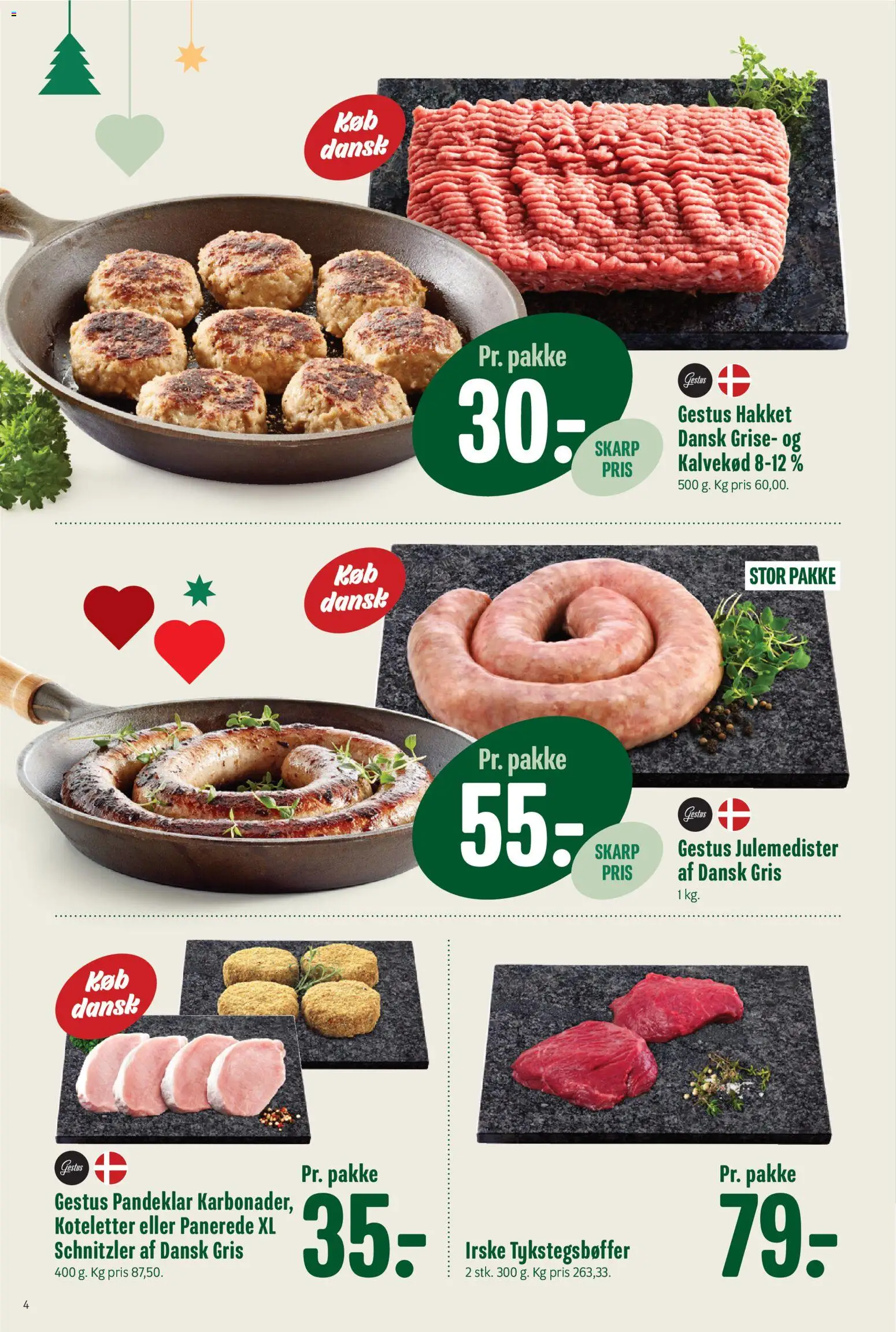 Min Købmand tilbudsavis – gyldig fra 12.12.2025 | Side: 8 | Produkter: Koteletter, Schnitzler