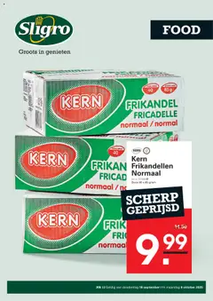 Sligro - Folder - Voorbeeld van een folder van Sligro, geldig van 18.09.2025