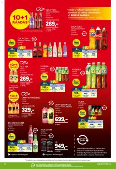 Metro akciós ujság - amely érvényes a következő dátumtól: 01.08.2025 | Oldal: 2 | Termékek: Gyümölcslé, Fanta, Bacardi, Bacardi breezer