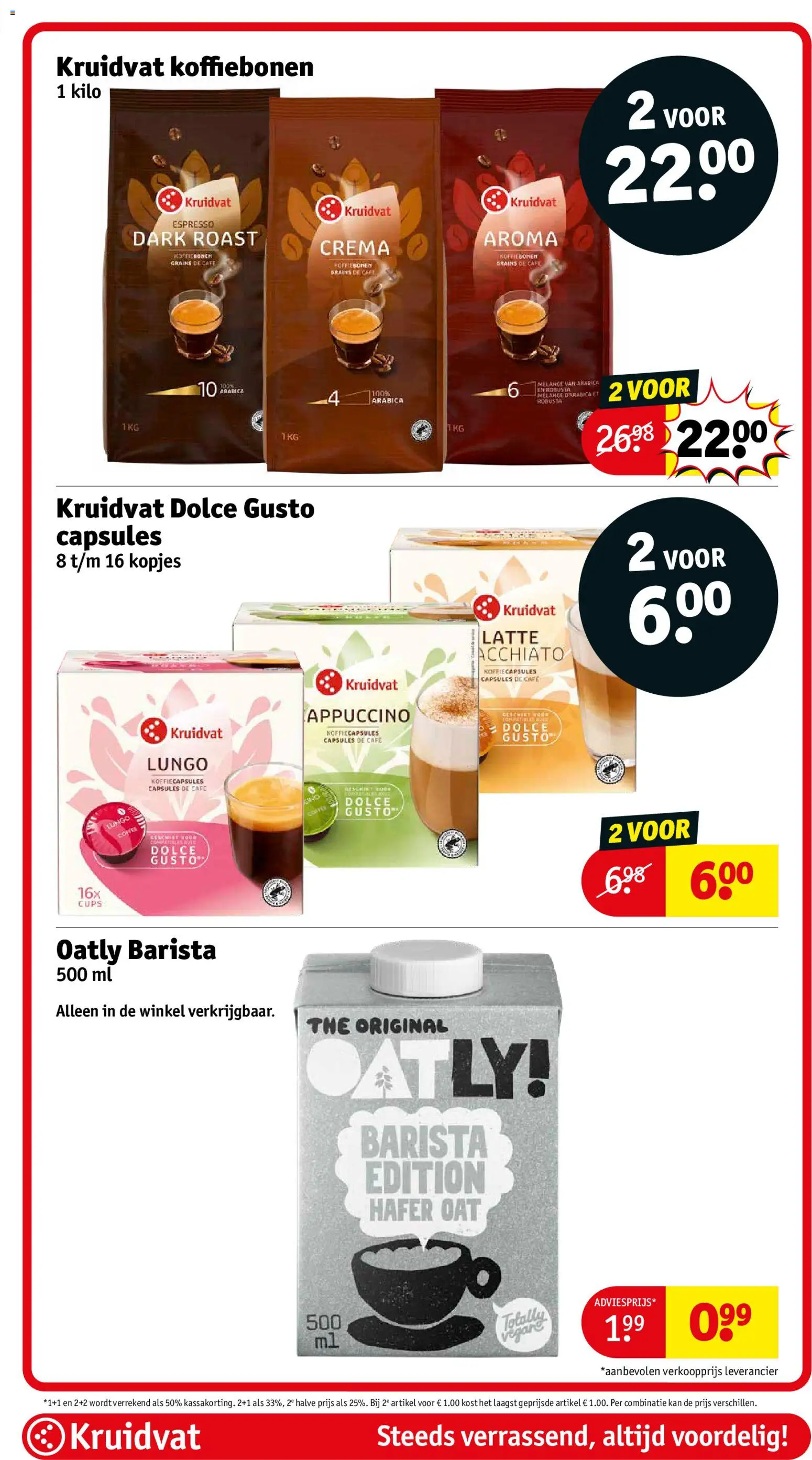 {H1} | Pagina: 94 | Producten: Koffiebonen, Koffiecapsules, Kan, Haver