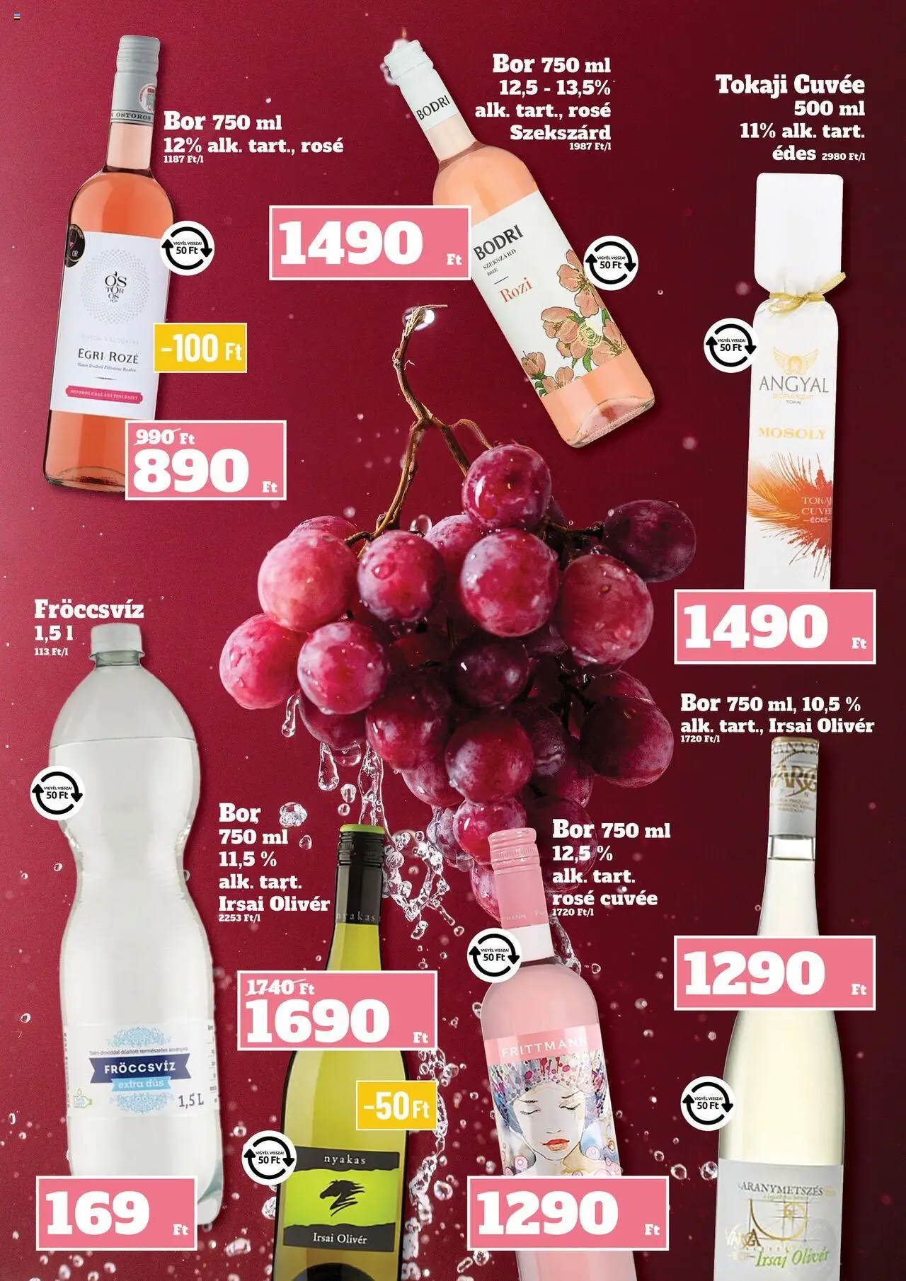 Family Diszkont akciós ujság - amely érvényes a következő dátumtól: 07.08.2025 | Oldal: 11 | Termékek: Bor, Só