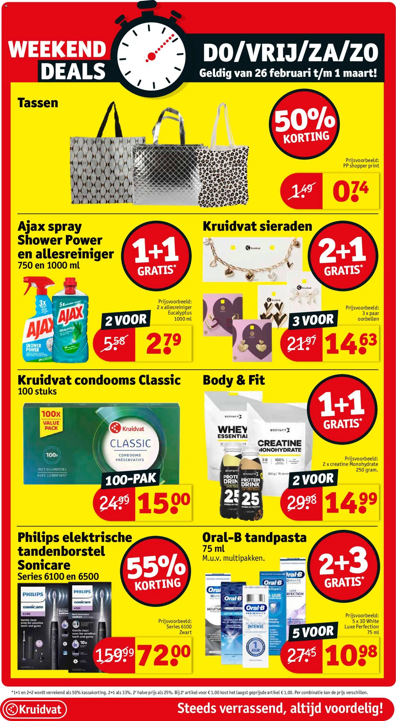 {H1} | Pagina: 16 | Producten: Allesreiniger, Whey, Elektrische tandenborstel, Oorbellen