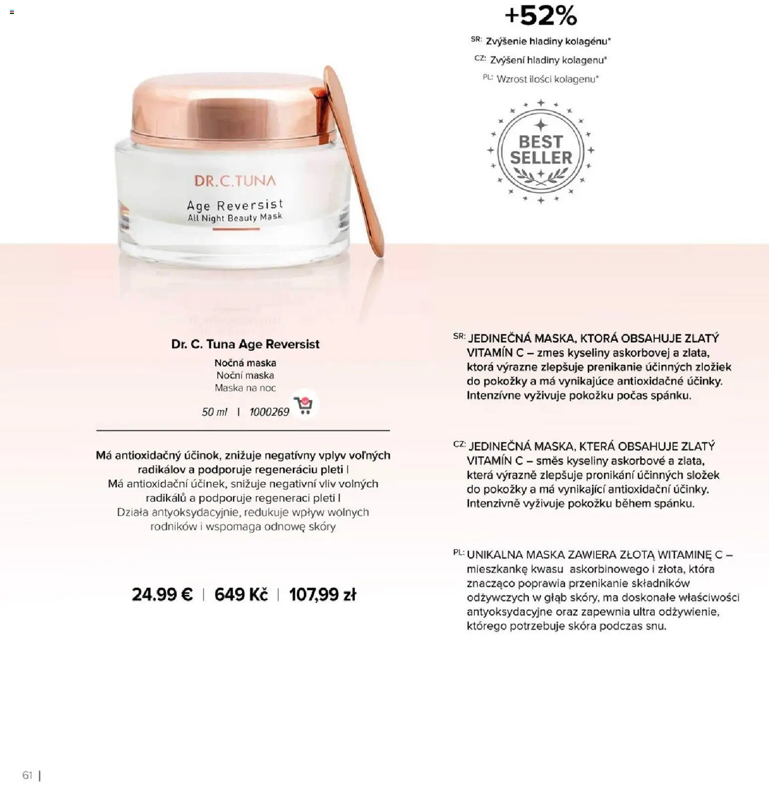 Nové Farmasi akcie – leták je platný od 01.01.2026 | Strana: 61 | Produkty: Maska