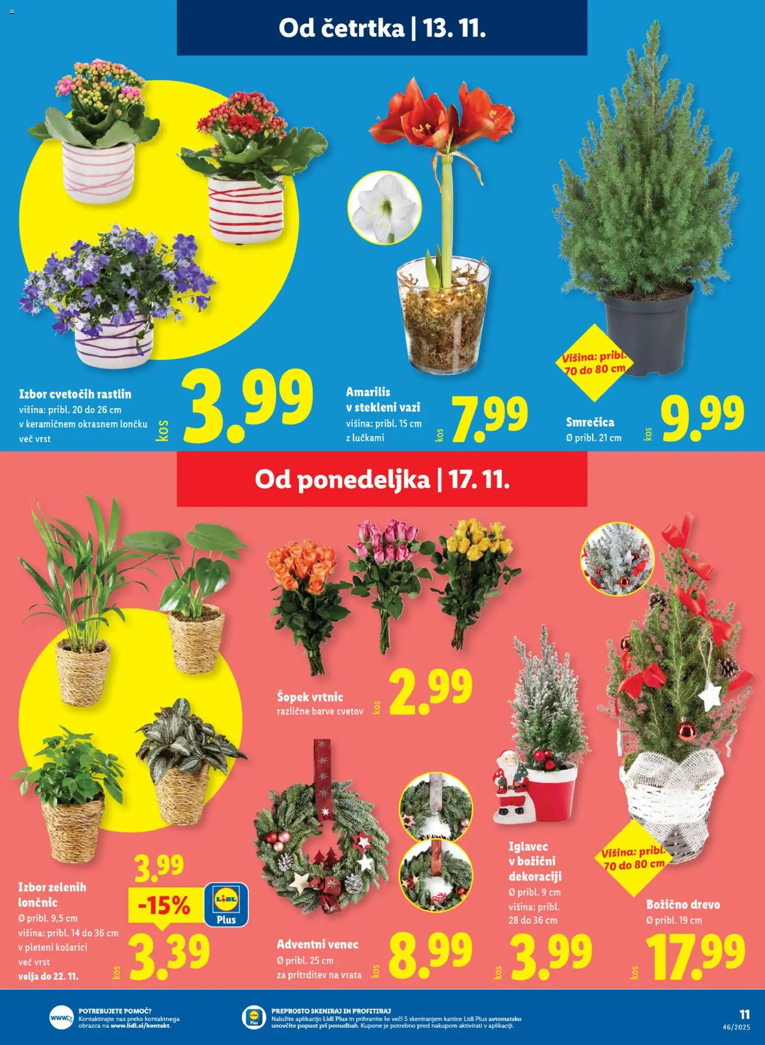 Novi Lidl katalog ponudbe – veljaven od 13.11.2025 | Stran: 15 | Izdelki: Šopek, Vrata