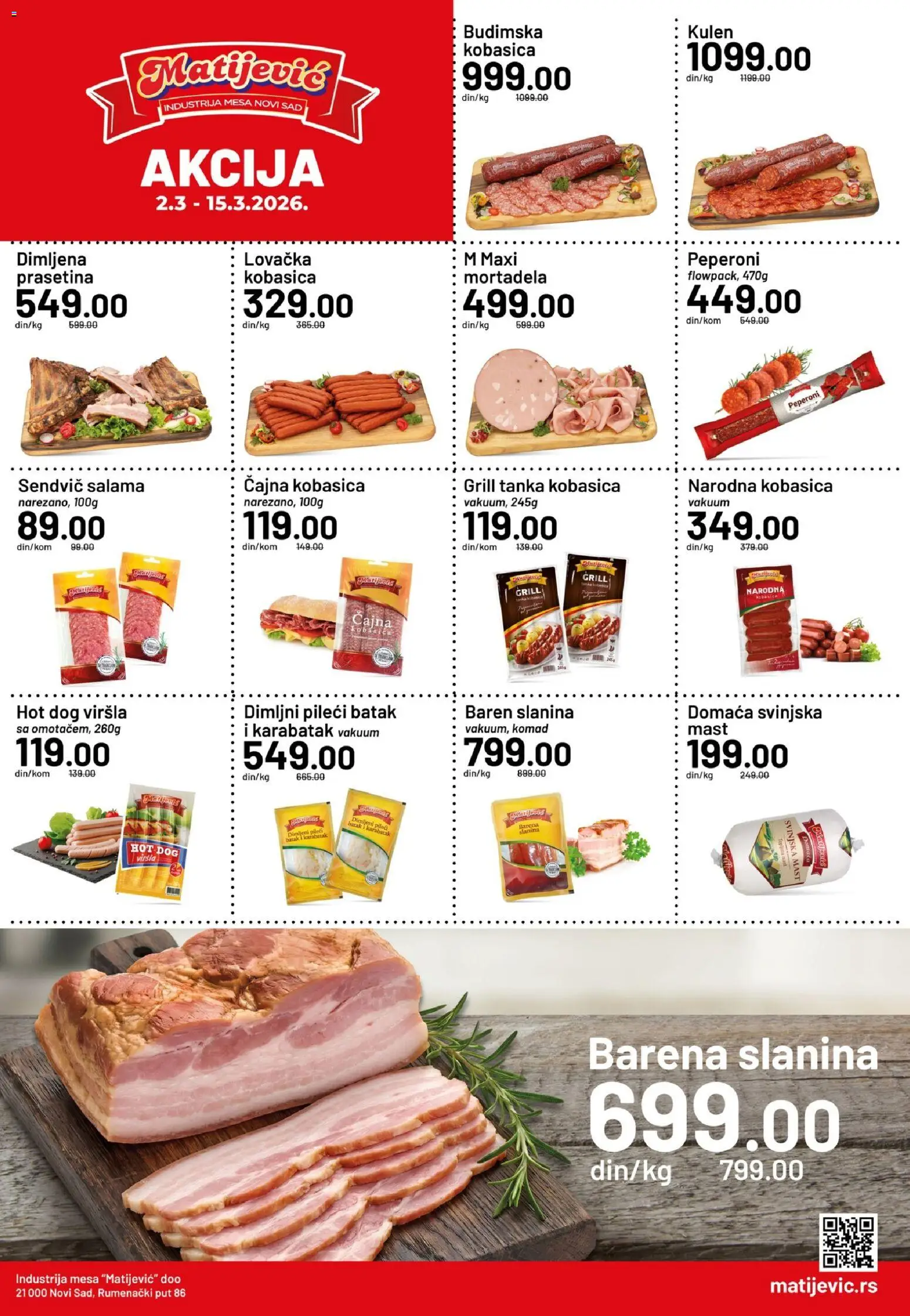 Matijevic katalog - važi od 03.03.2026 | Strana: 1