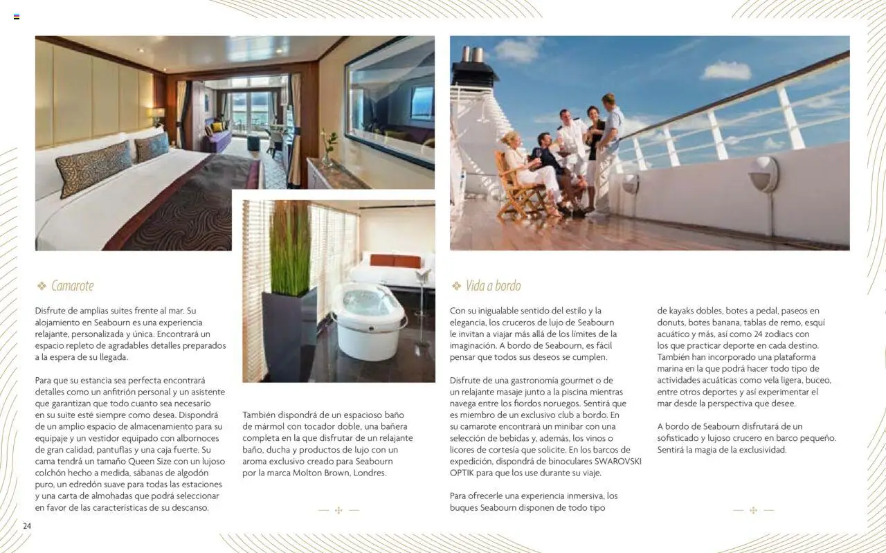 Viajes El Corte Inglés Cruceros de lujo │ válido desde el 01.01.2025 | Página: 25 | Productos: Edredón, Vela, Cama, Caja