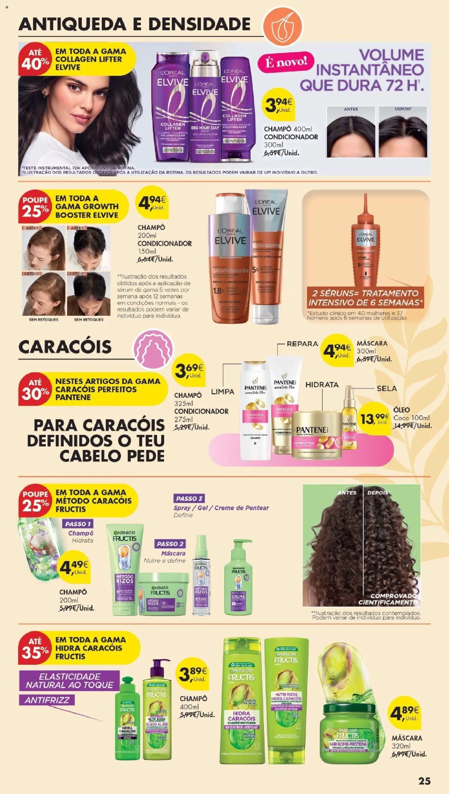 Pingo Doce Poupe Esta Semana Madeira │ válido de 21.04.2026 | Página: 25 | Produtos: Shampoo, Óleo, Creme, Proteina