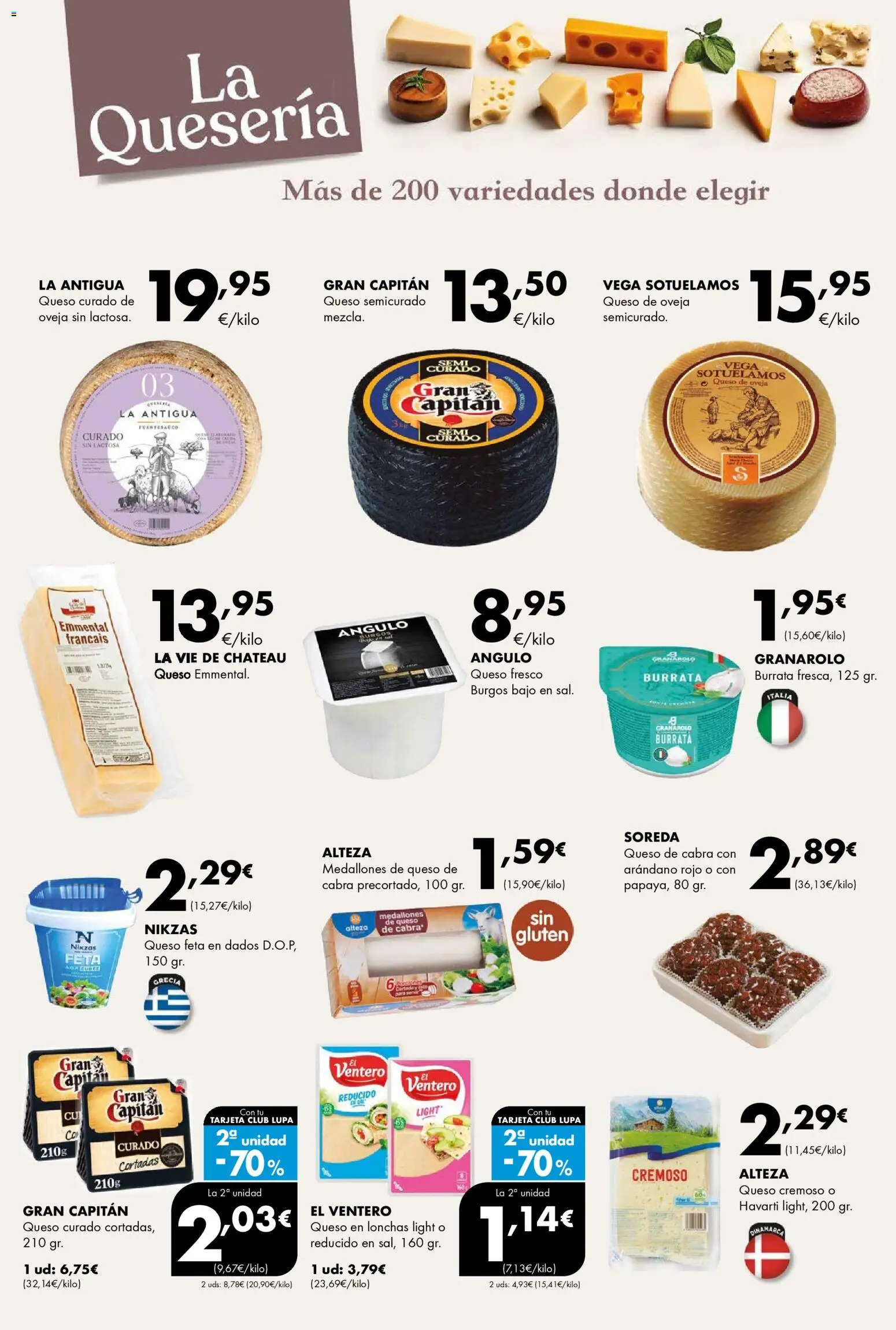 Lupa Supermercados folleto │ válido desde el 22.01.2026 | Página: 5 | Productos: Medallones, Queso de oveja, Queso, Queso fresco