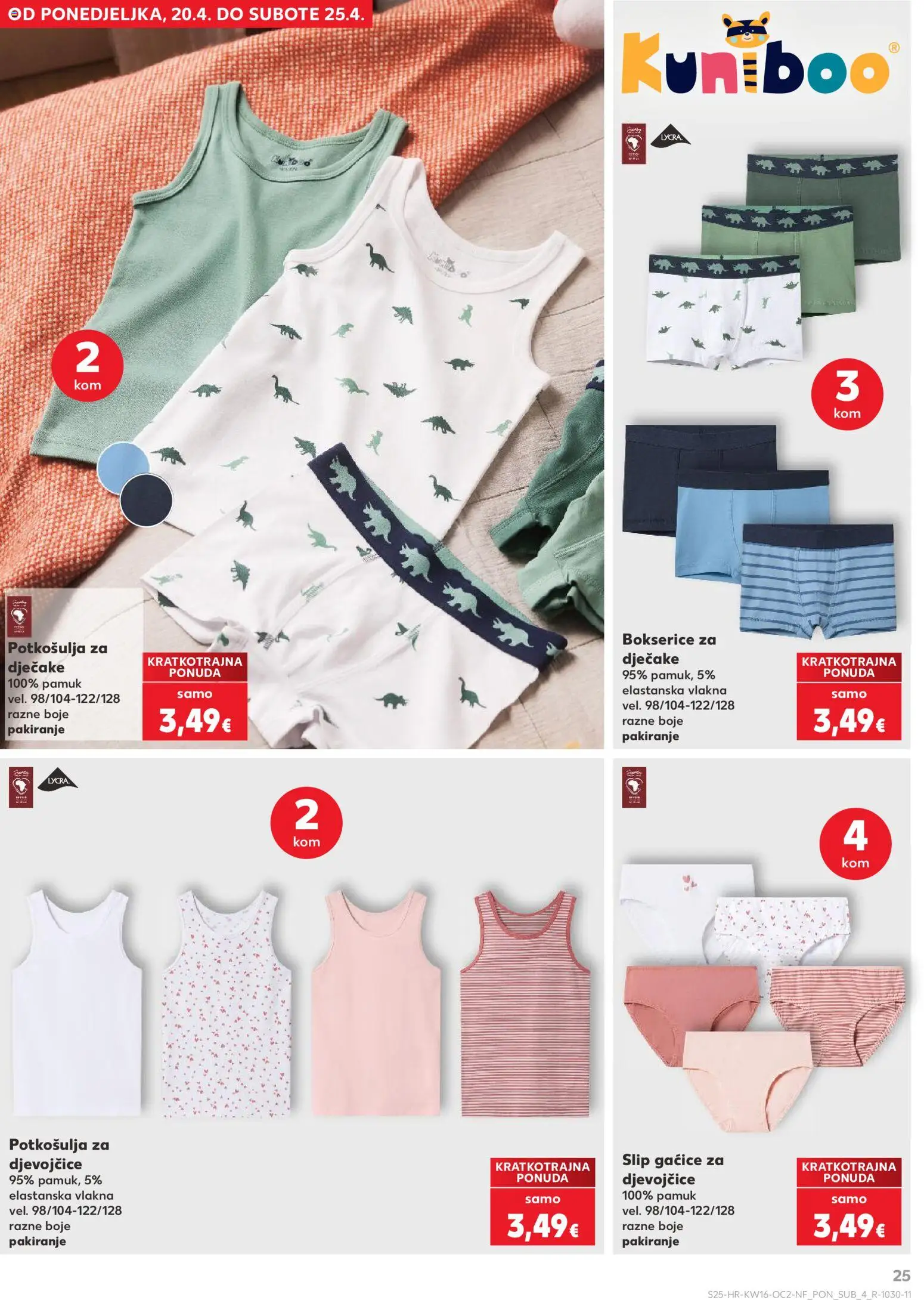 Kaufland HR akciós ujság - amely érvényes a következő dátumtól: 15.04.2026 | Oldal: 25