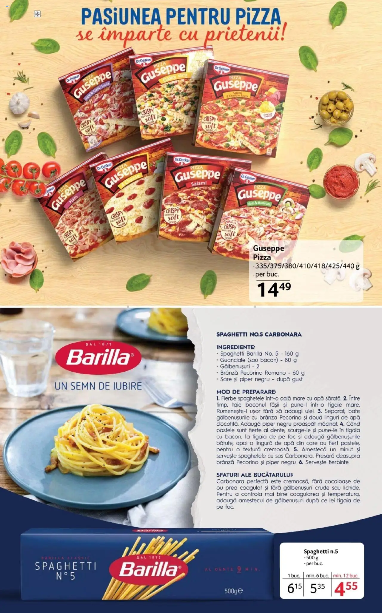 Noul catalog Selgros – valabil de la 03.10.2025 | Pagină: 16 | Produse: Brânză, Pizza, Sare, Piper