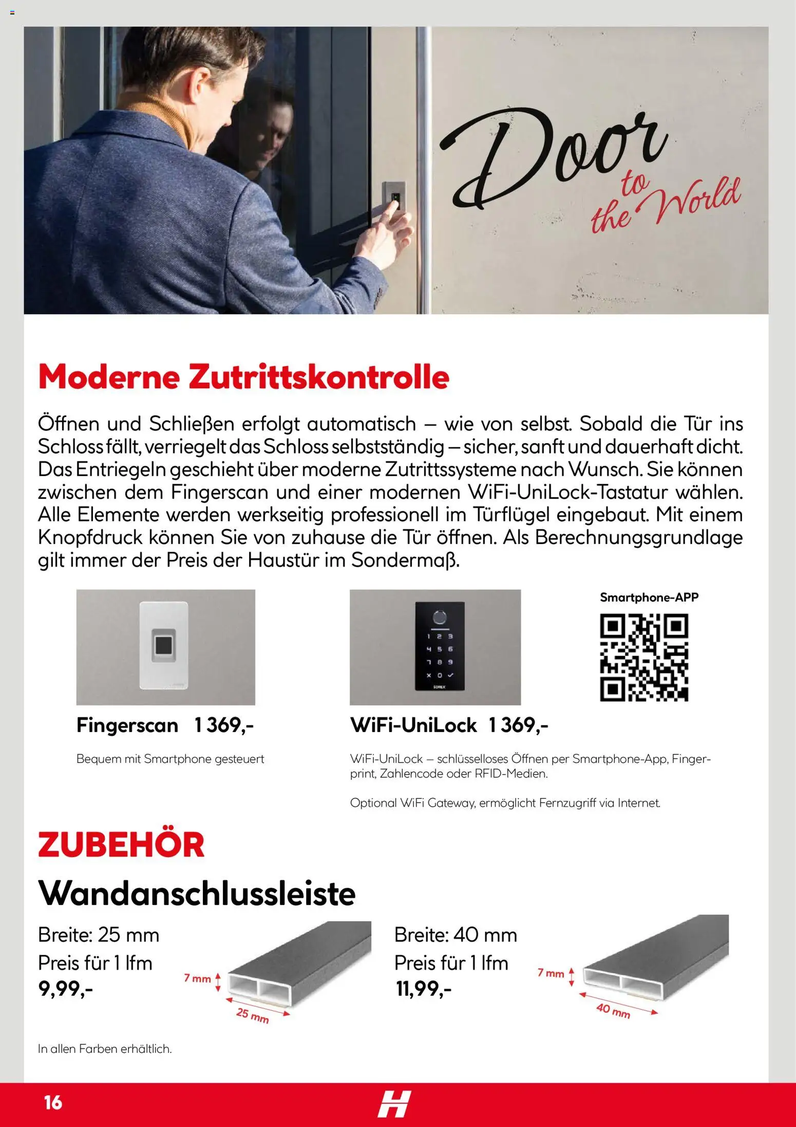 Hellweg Splendoor Innentüren Katalog – gültig ab 05.12.2025 | Seite: 16 | Produkte: Tür, Smartphone