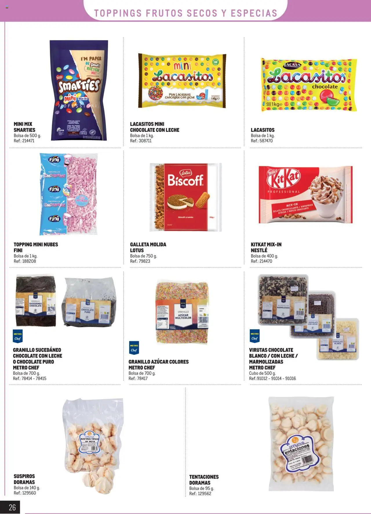 Makro - Especial Postres Canarias │ válido desde el 04.03.2025 | Página: 26 | Productos: Leche, Chocolate, Chocolate con leche, Bolsa