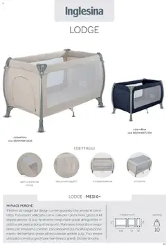 Anteprima del volantino Catalogo Camarette e Lettini Prenatal	 valido a partire dal 01.01.2025 | Pagina: 60 | Prodotti: Zanzariera, Culla, Borsa, Materasso