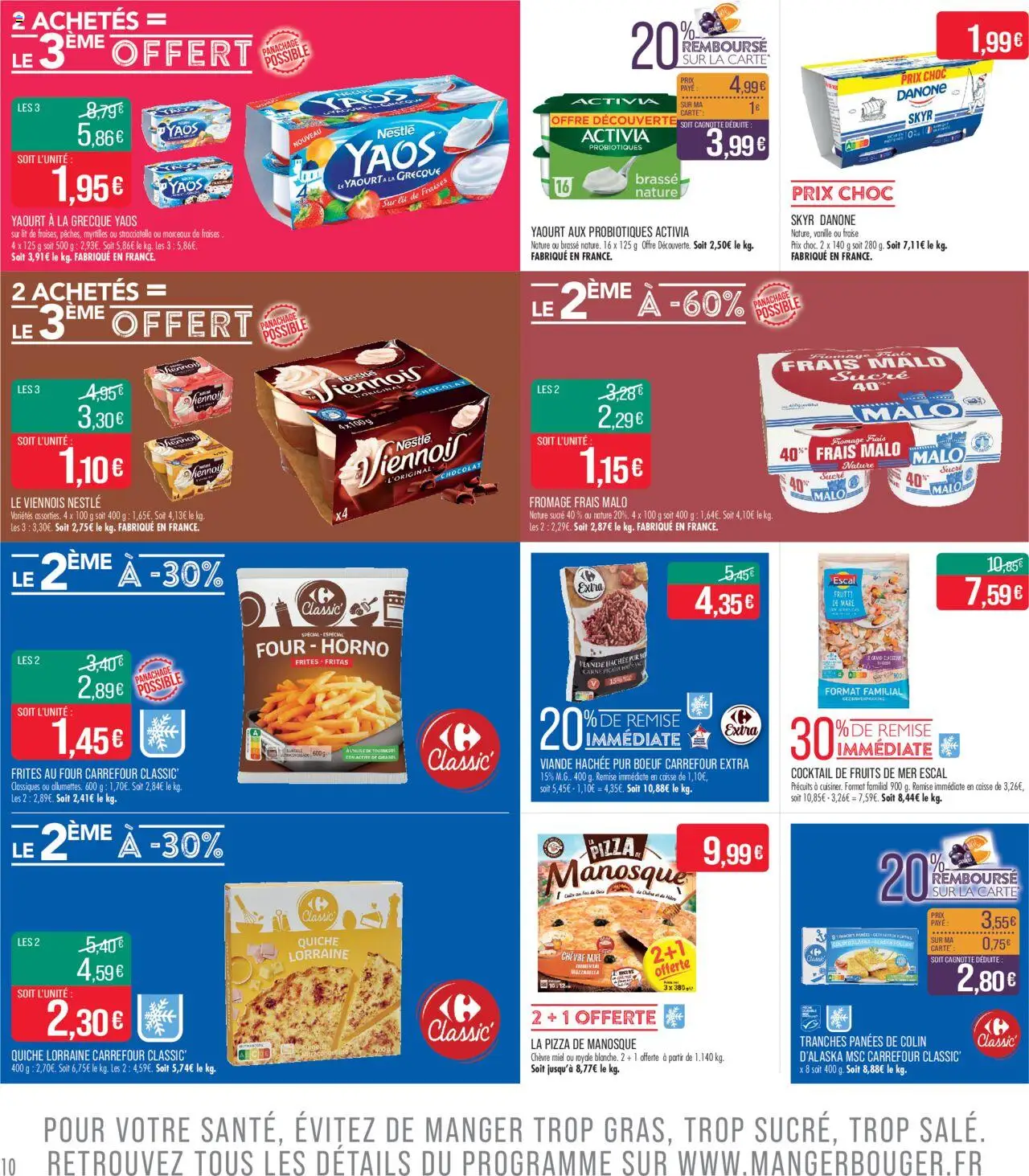 {H1} | Page: 10 | Produits: Fruits de mer, Frites, Pizza, Fraises